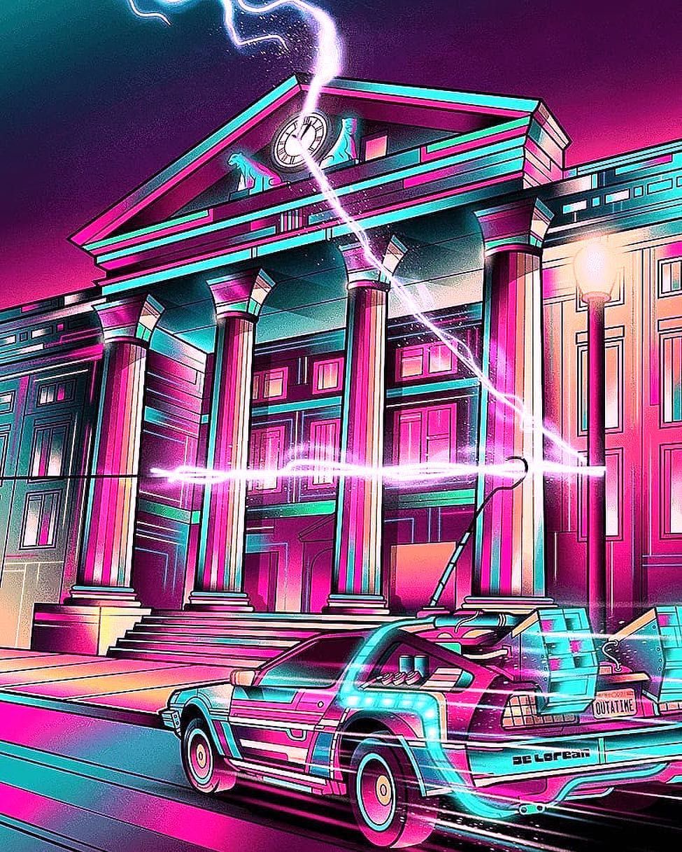 Back To The Future Retro Wallpapers