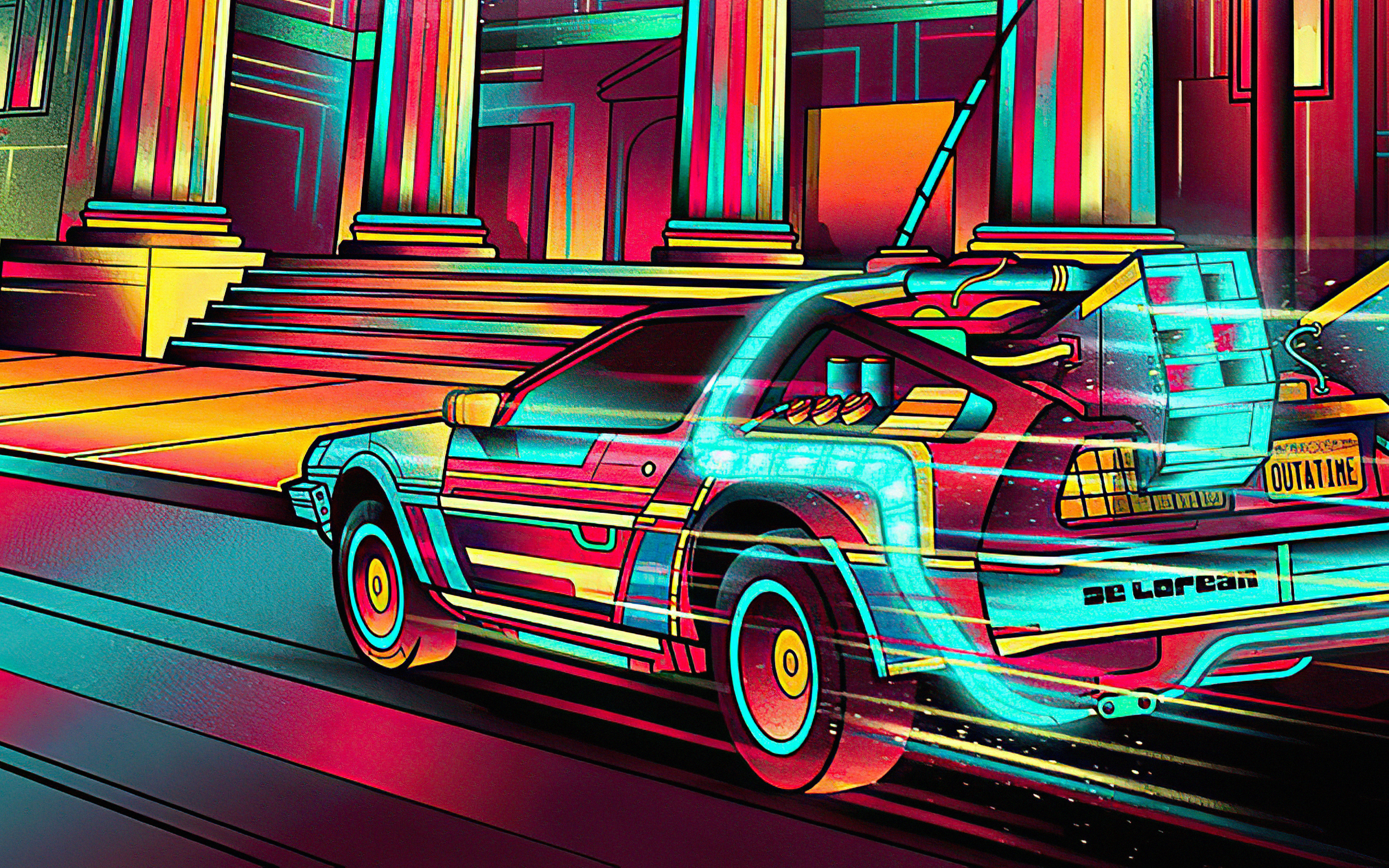 Back To The Future Retro Wallpapers