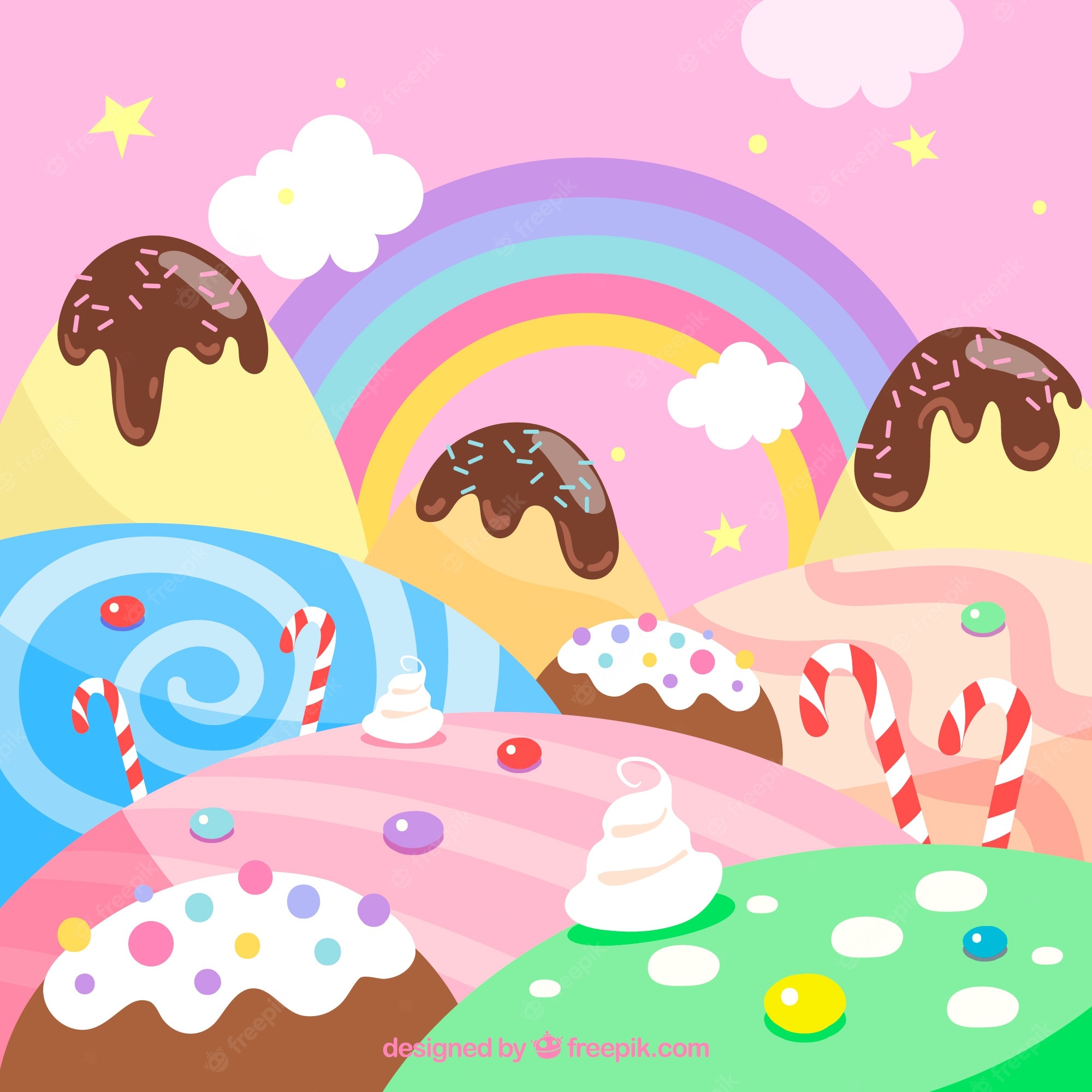 Background Candy Land