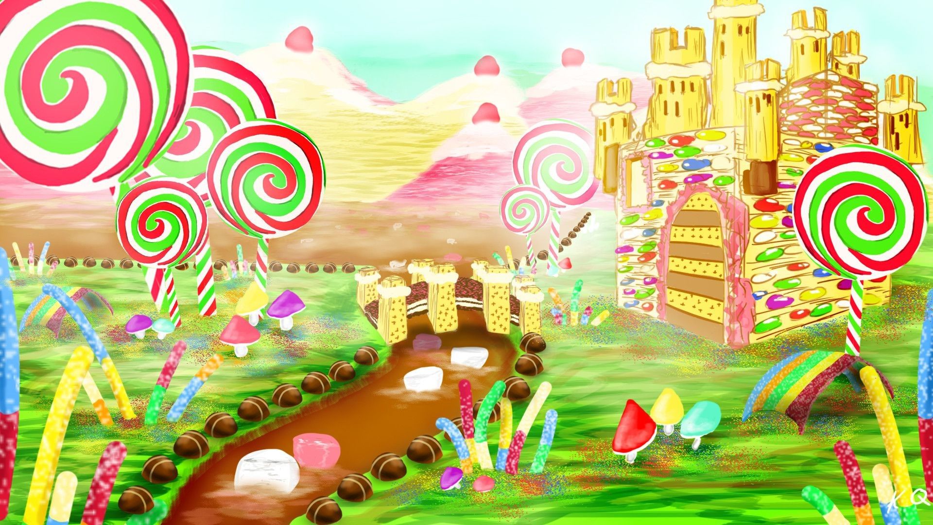Background Candy Land