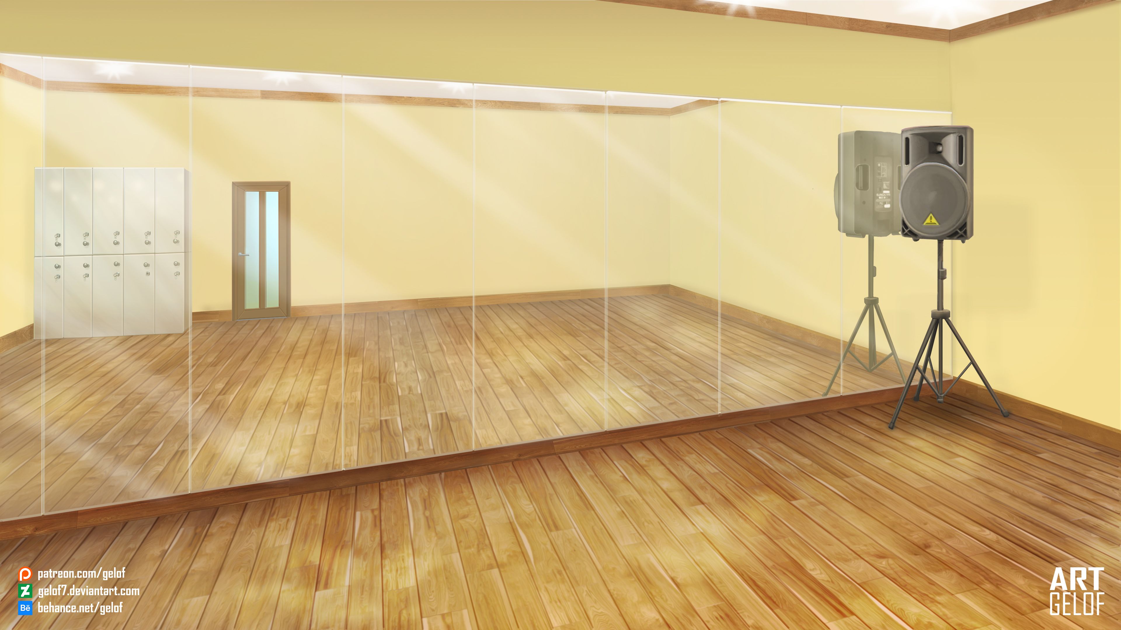 Ballet Studio Background