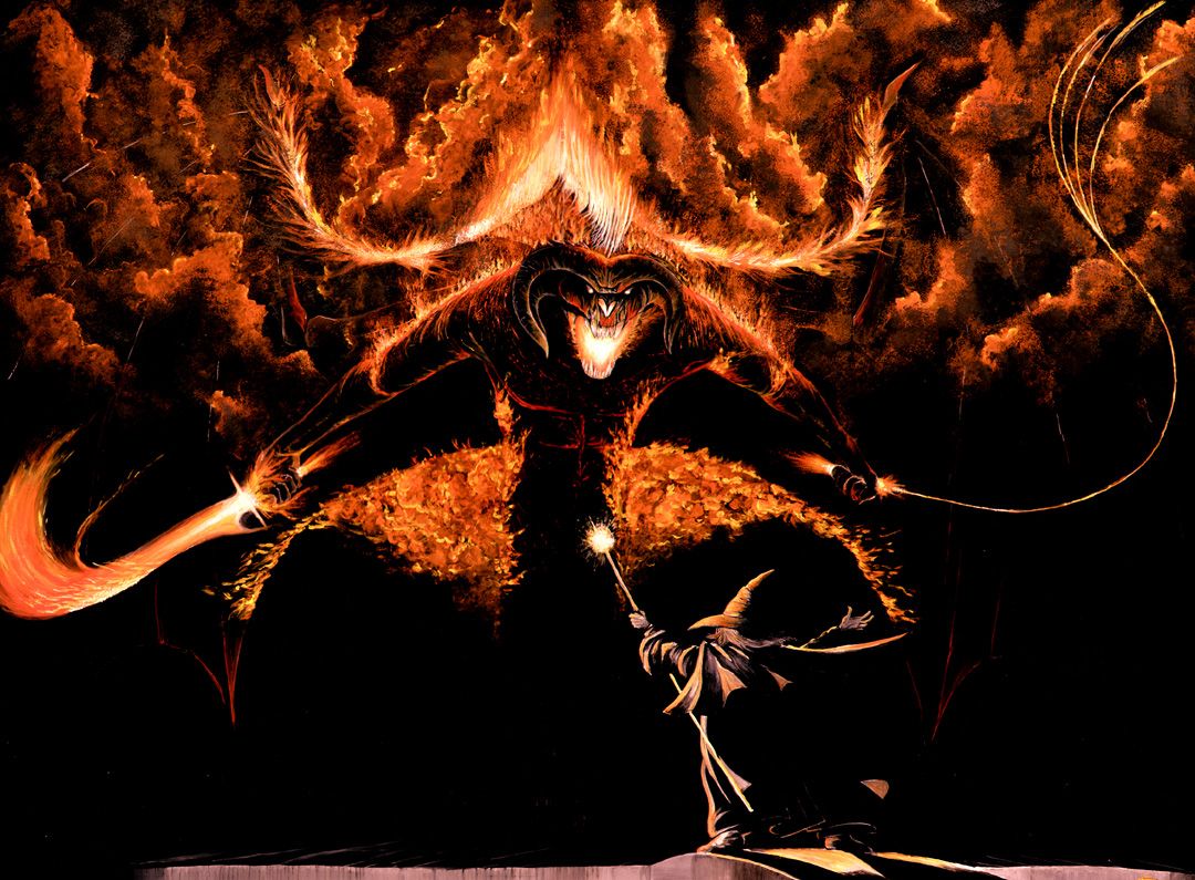 Balrog Vs Gandalf Lord Of The Rings
 Wallpapers