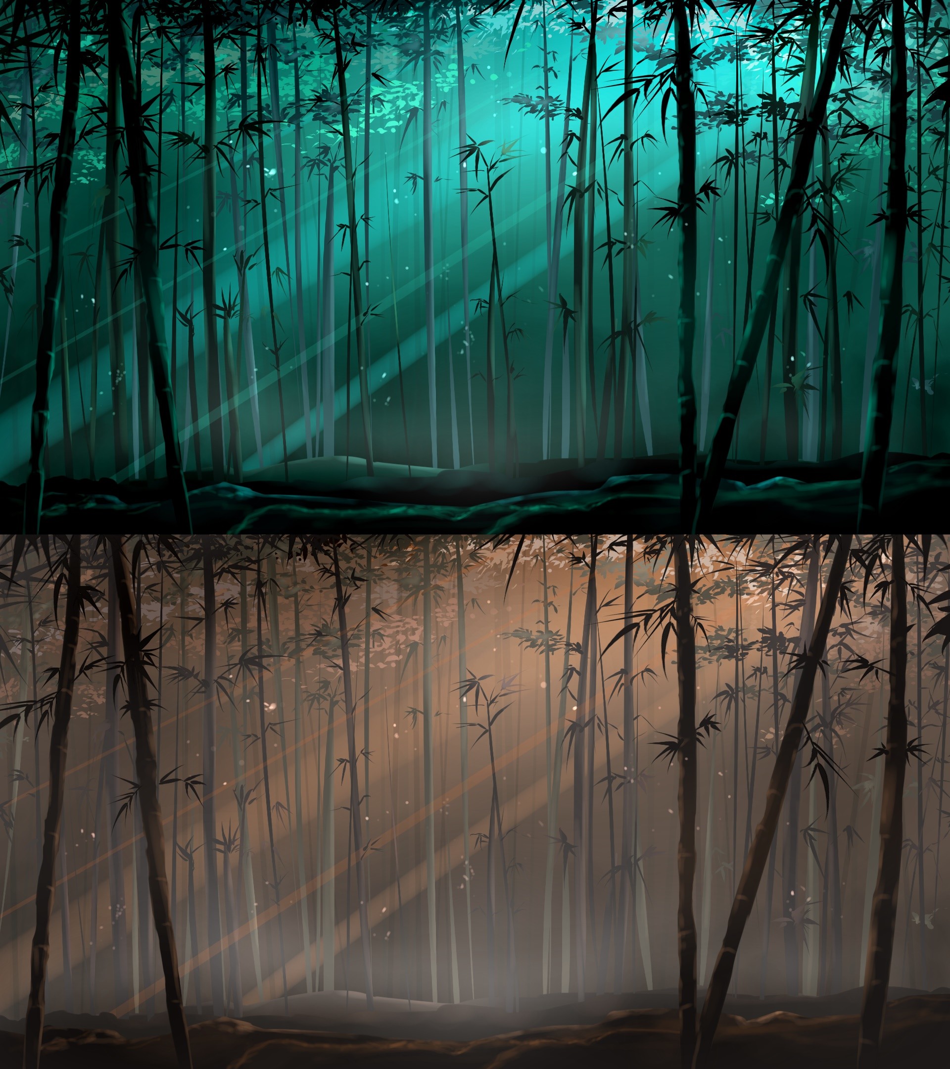 Bamboo Forest Background