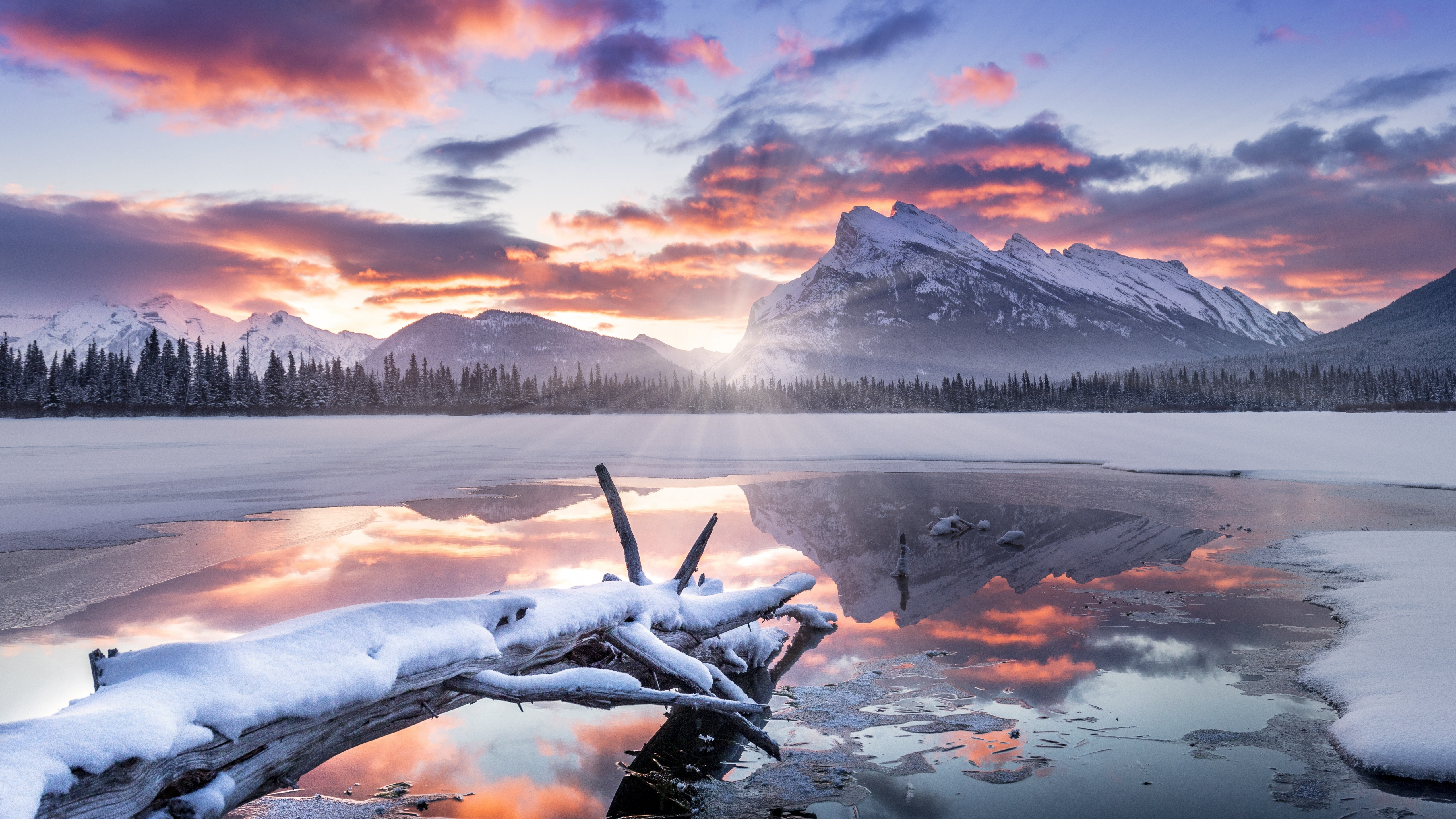 Banff National Park Canada 5K Wallpapers