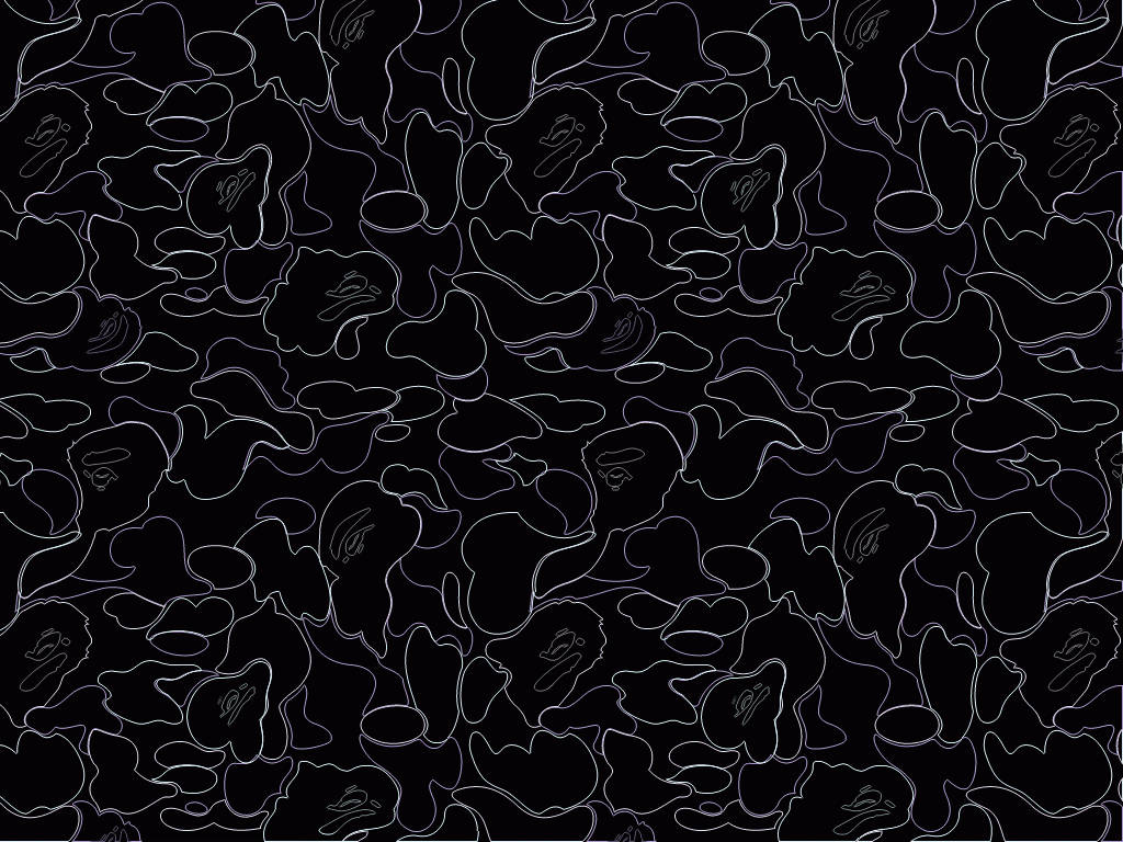 Bape Camo Black Wallpapers