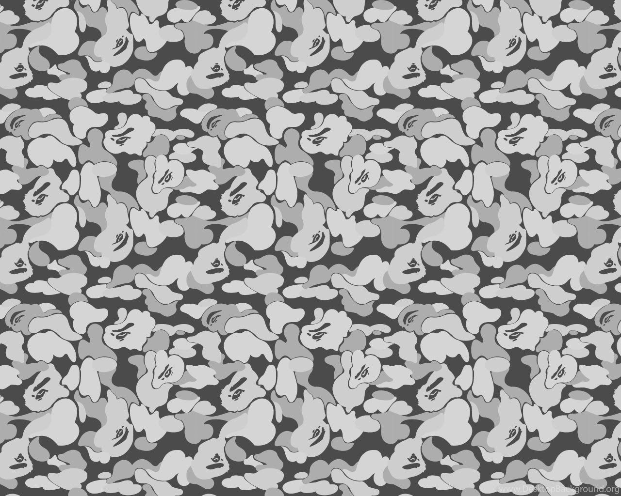 Bape Camo Black Wallpapers