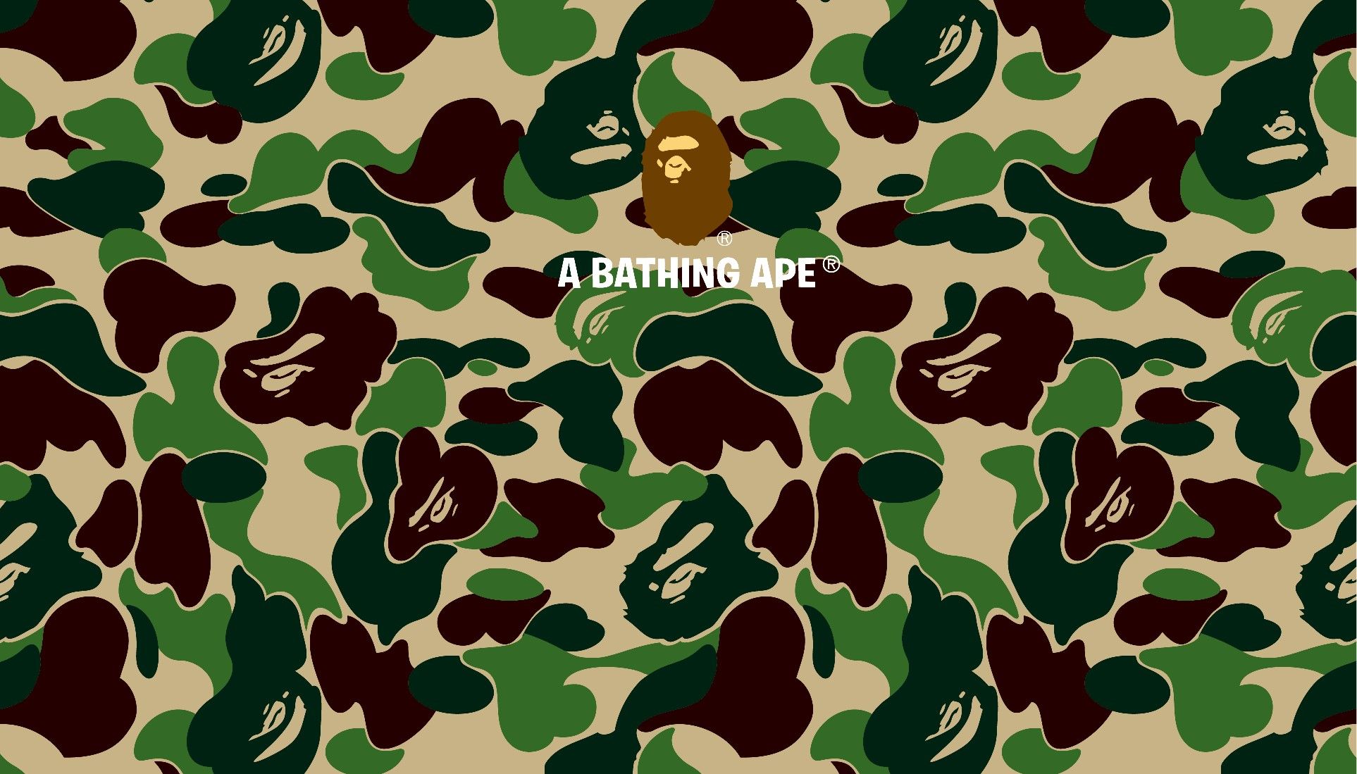 Bape Green Camo Wallpapers