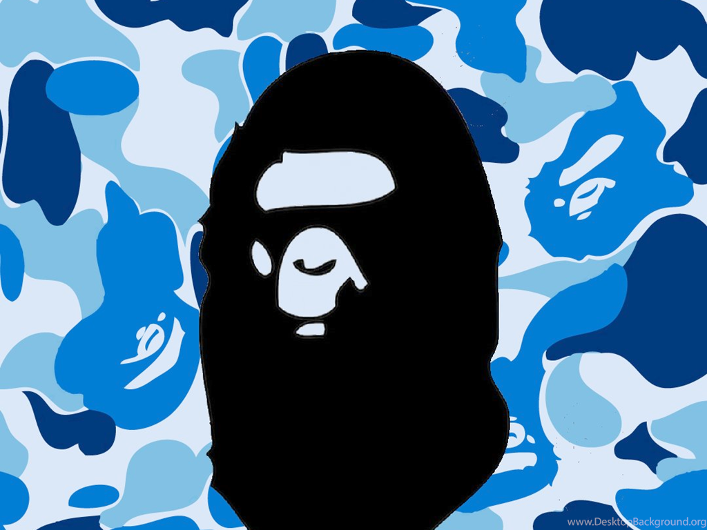 Bape Logo Blue Wallpapers