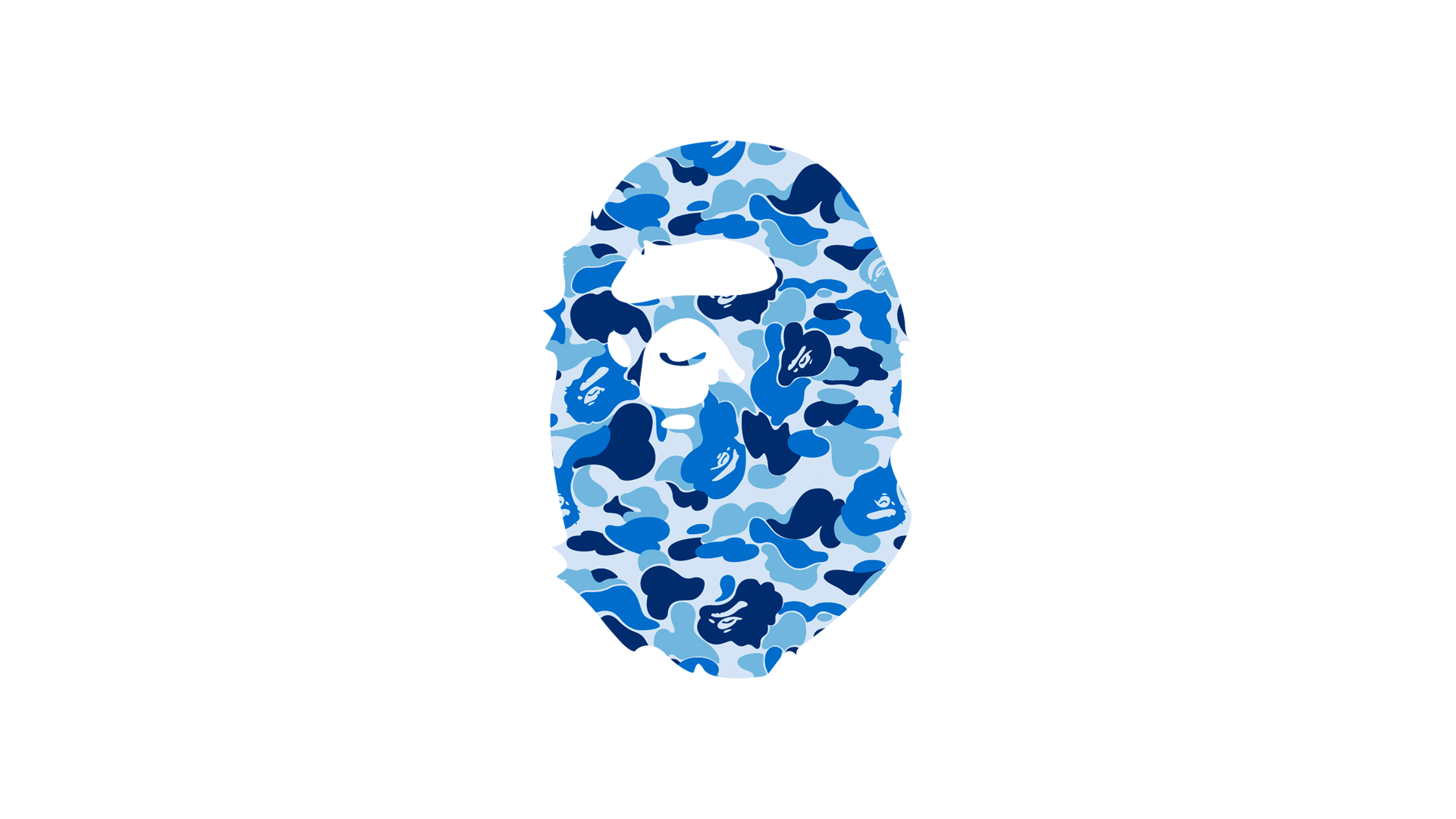 Bape Logo Blue Wallpapers