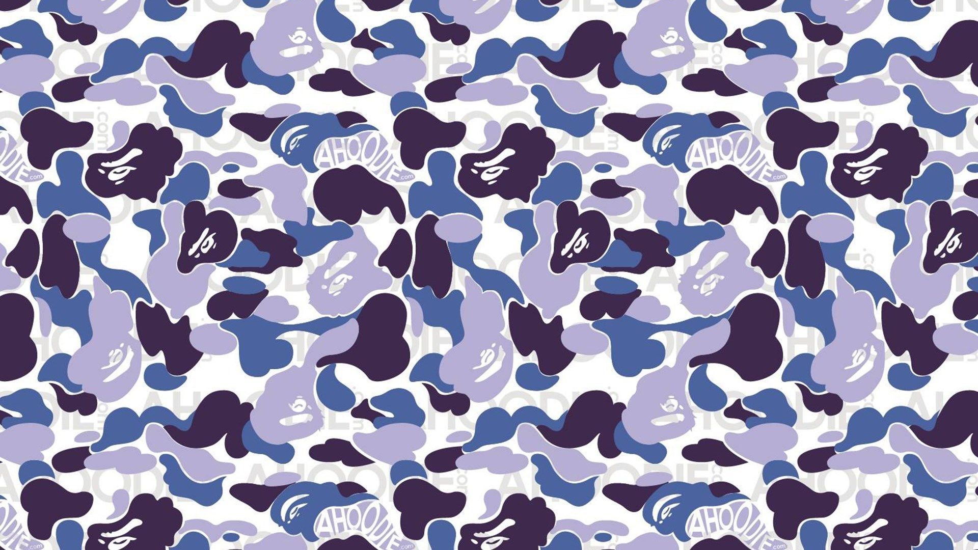 Bape Logo Blue Wallpapers