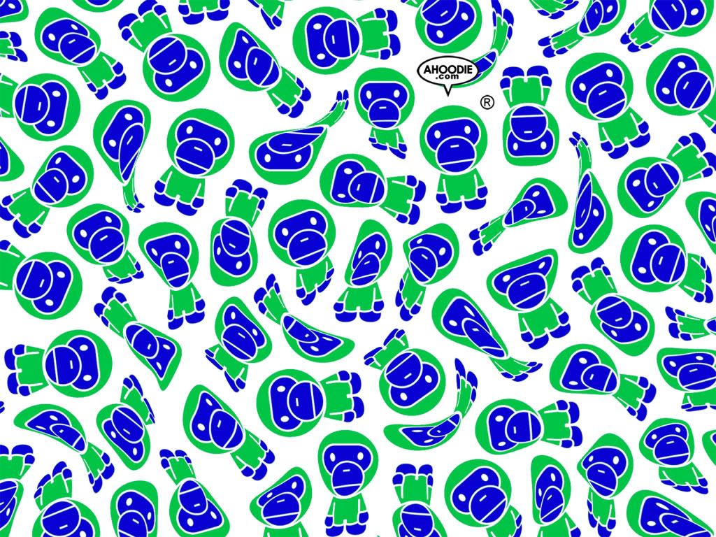 Bape Logo Blue Wallpapers