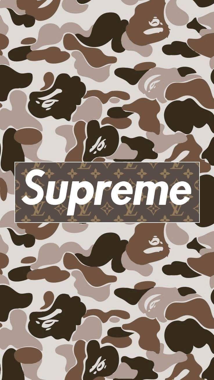 Bape Supreme Logo Wallpapers