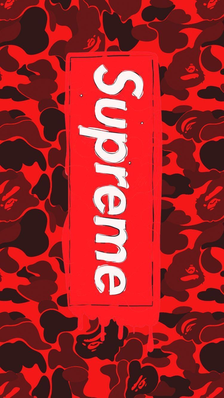 Bape Supreme Logo Wallpapers