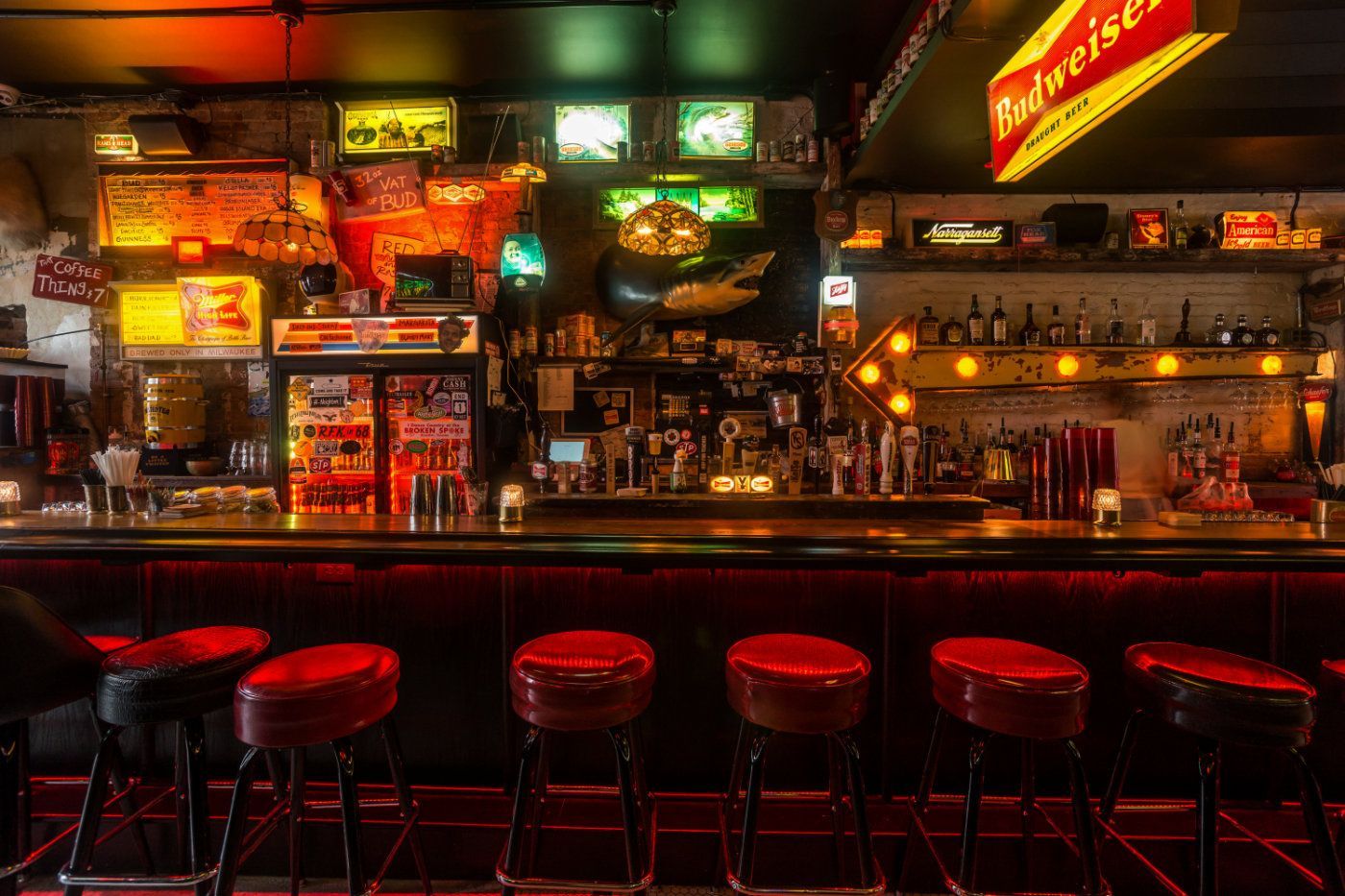 Bar Scene Background