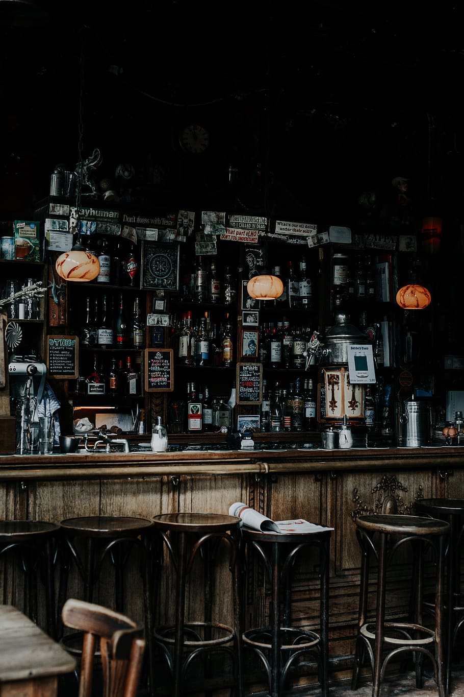 Bar Scene Background