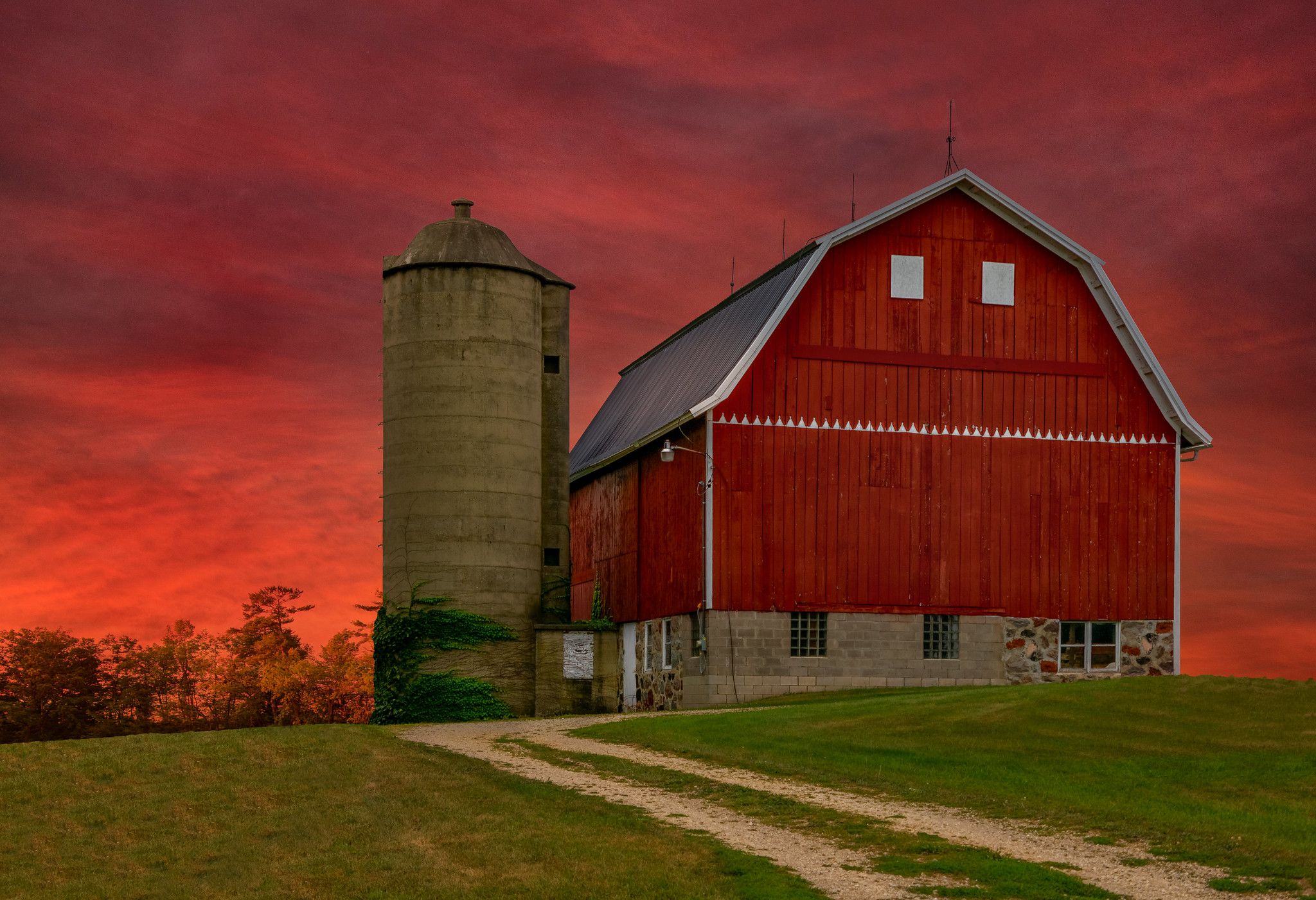 Barn Background