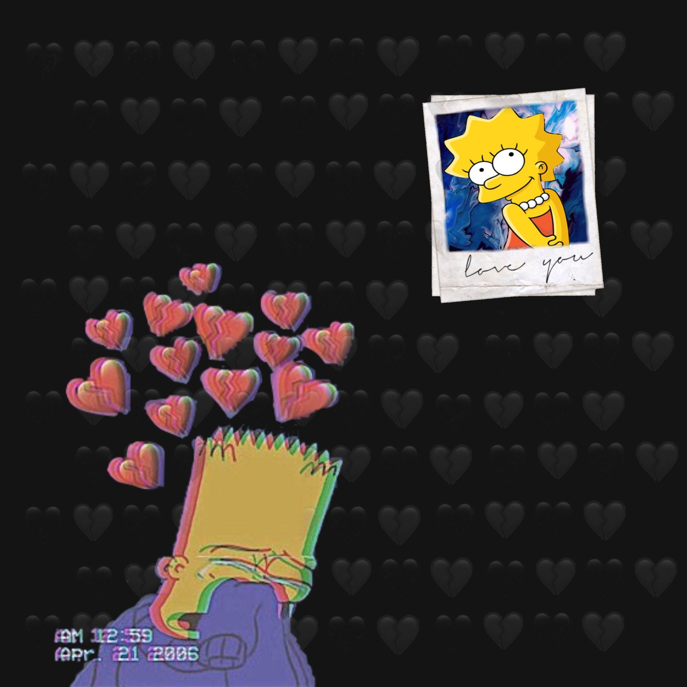 Bart Simpson Heartbroken Wallpapers