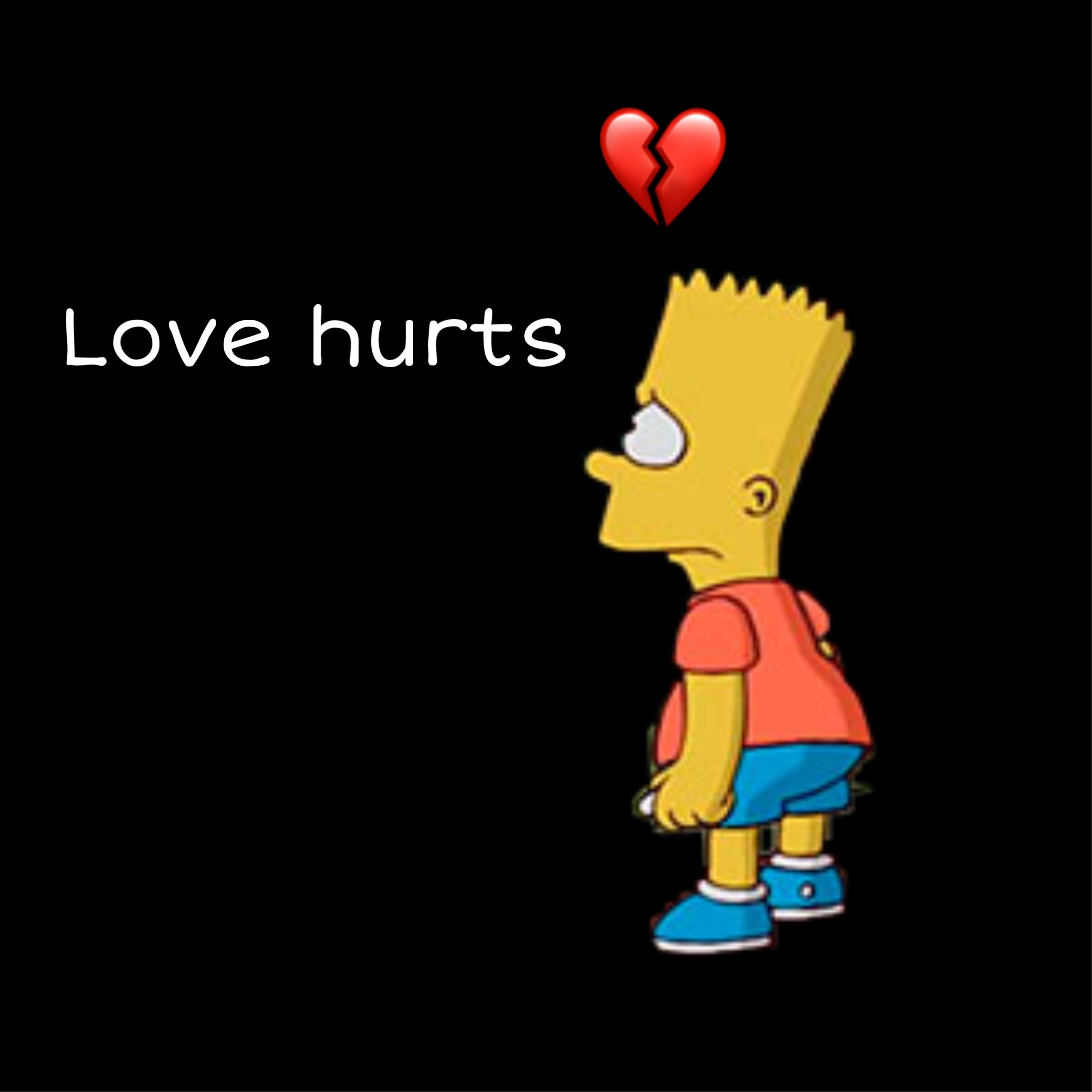 Bart Simpson Heartbroken Wallpapers