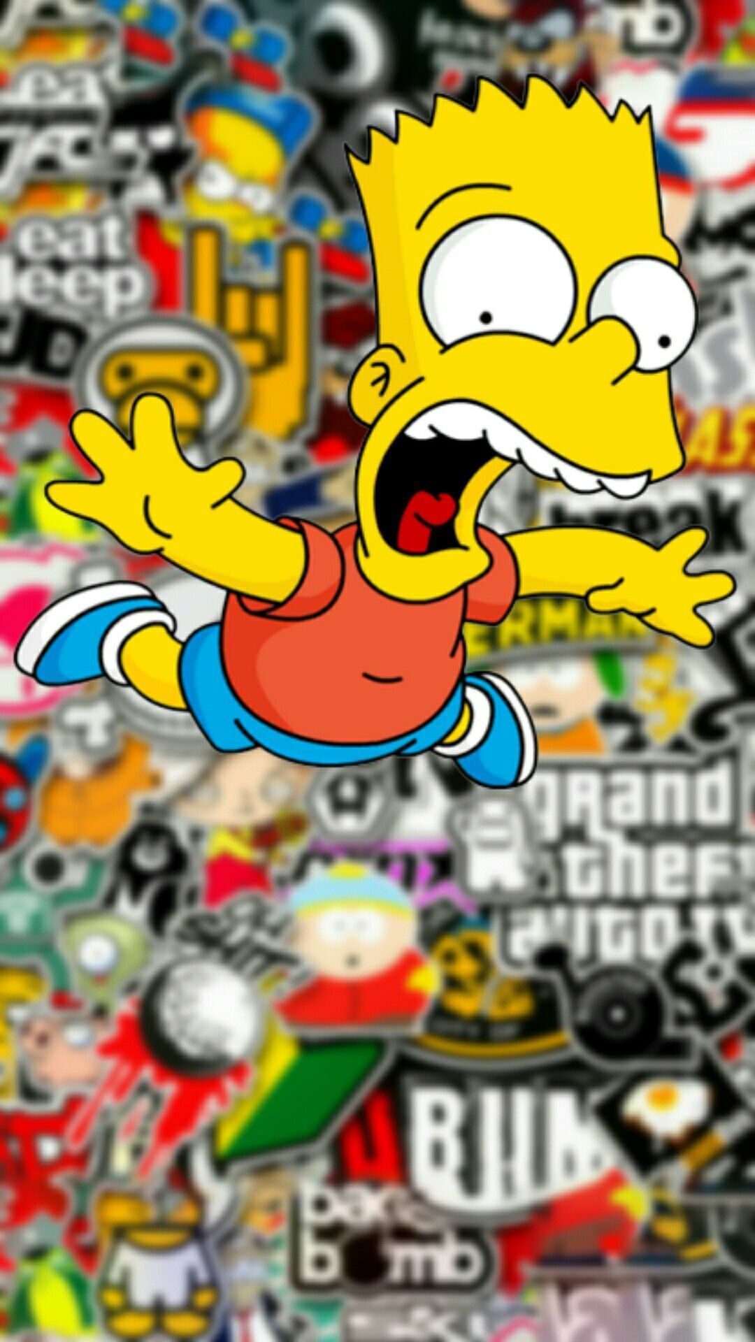 Bart Simpson Stoned Wallpapers