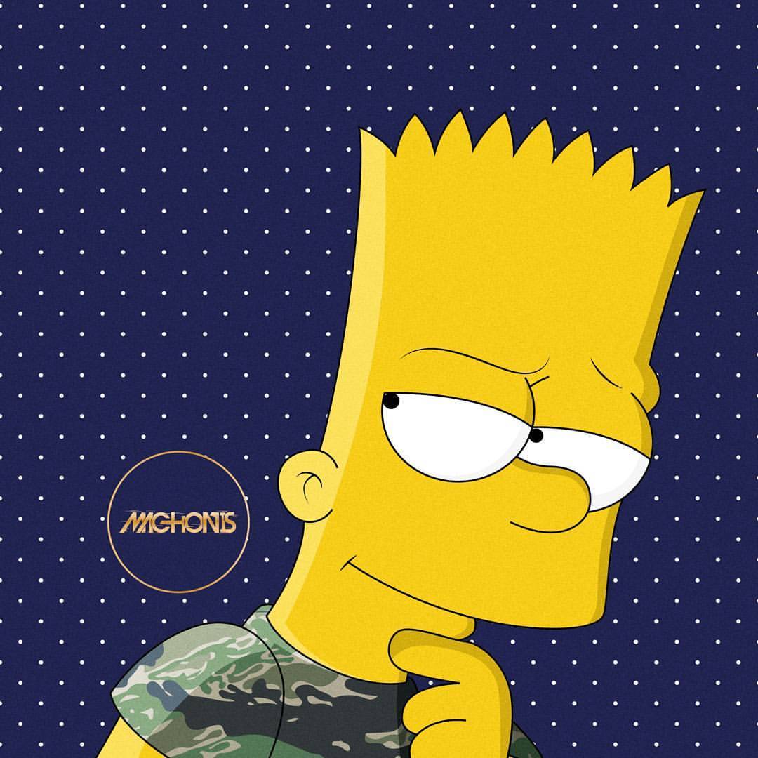 Bart Simpson Stoned Wallpapers