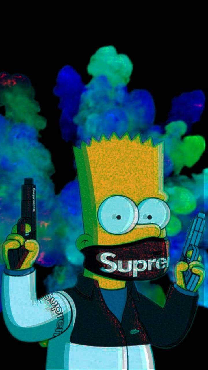 Bart Simpson Stoned Wallpapers