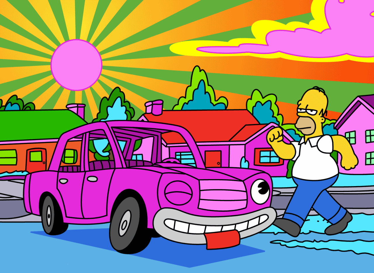 Bart Simpson Stoned Wallpapers