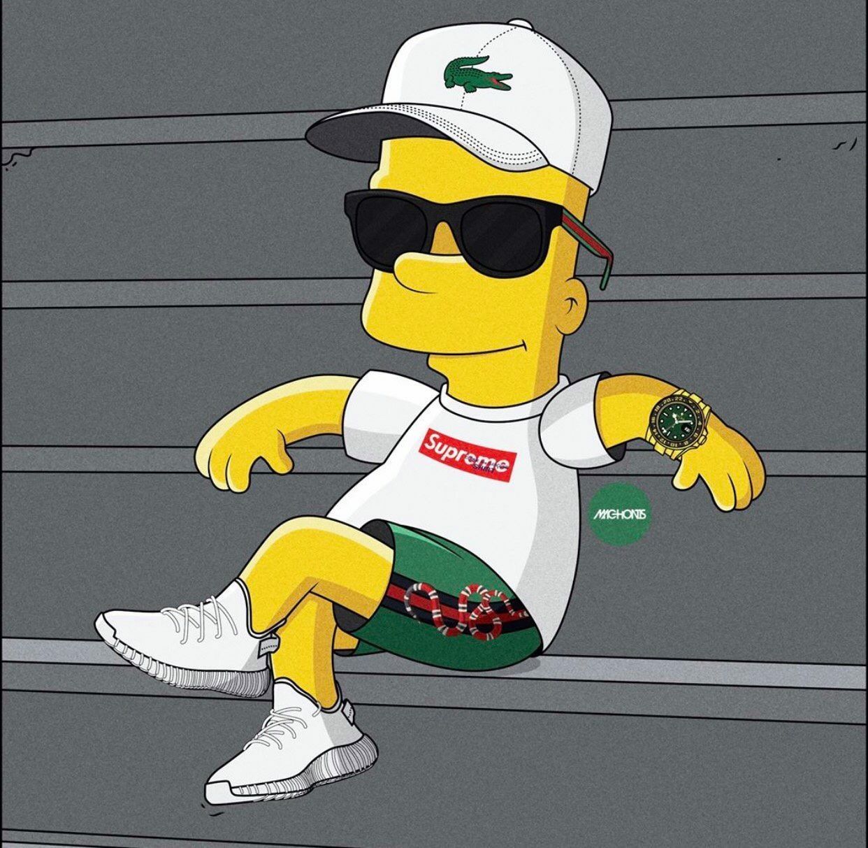 Bart Simpson Yeezy Wallpapers