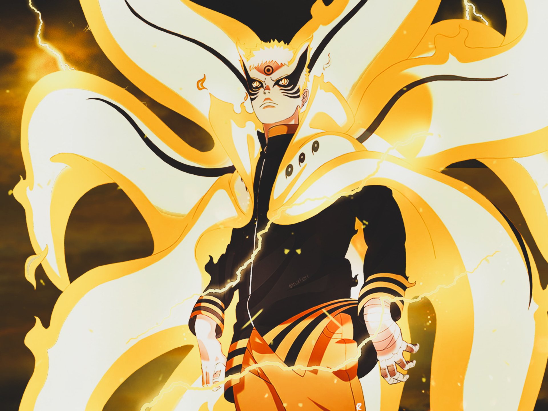 Baryon Mode Art Naruto 2021 Wallpapers