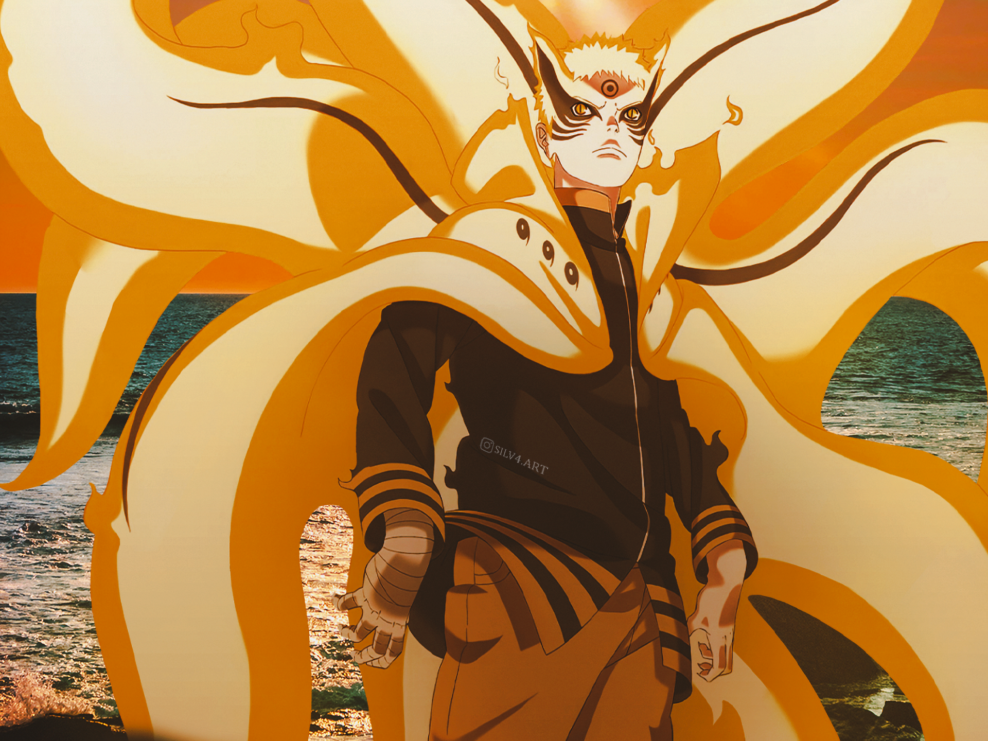 Baryon Mode Art Naruto 2021 Wallpapers