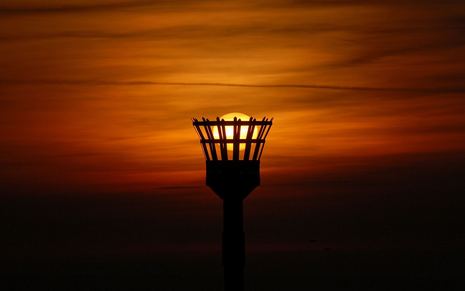 Basketball Court Sunset Wallpapers