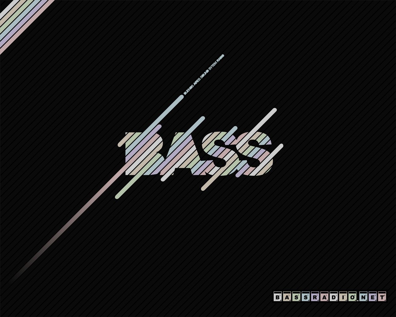 Bass Music Background