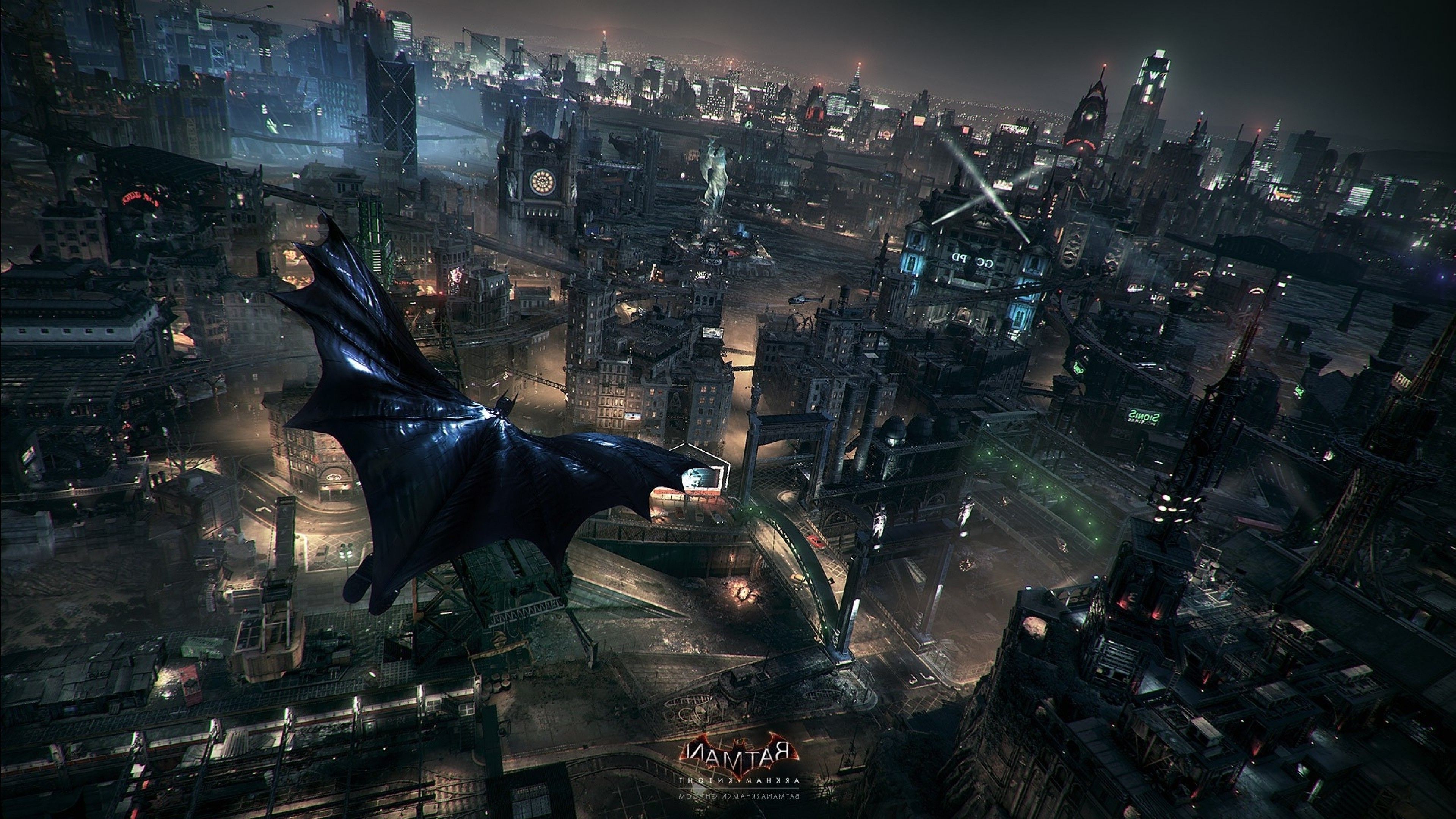 Batman 4K Gotham City Digital Wallpapers