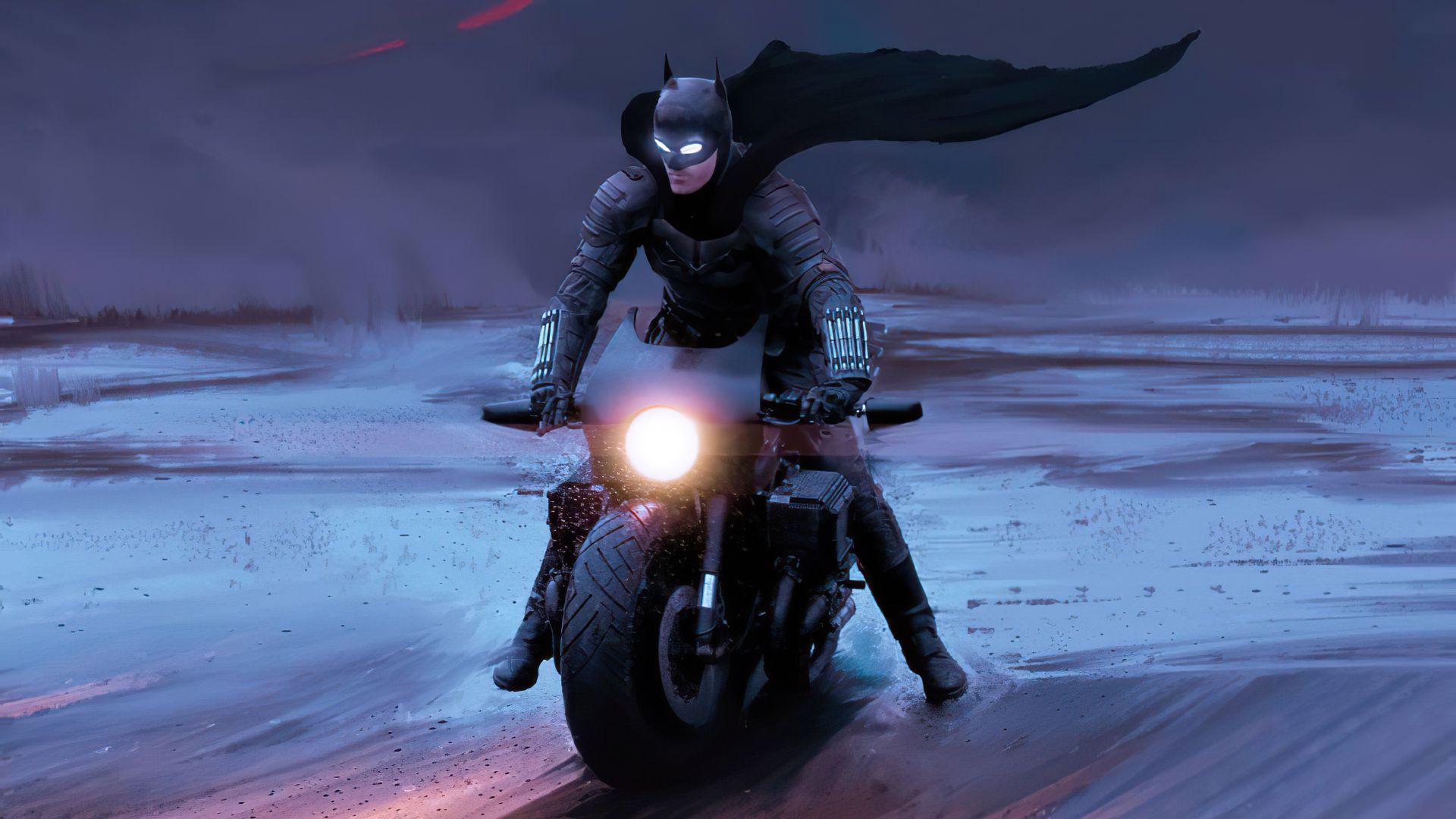 Batman 4K Motorcycle Art Wallpapers