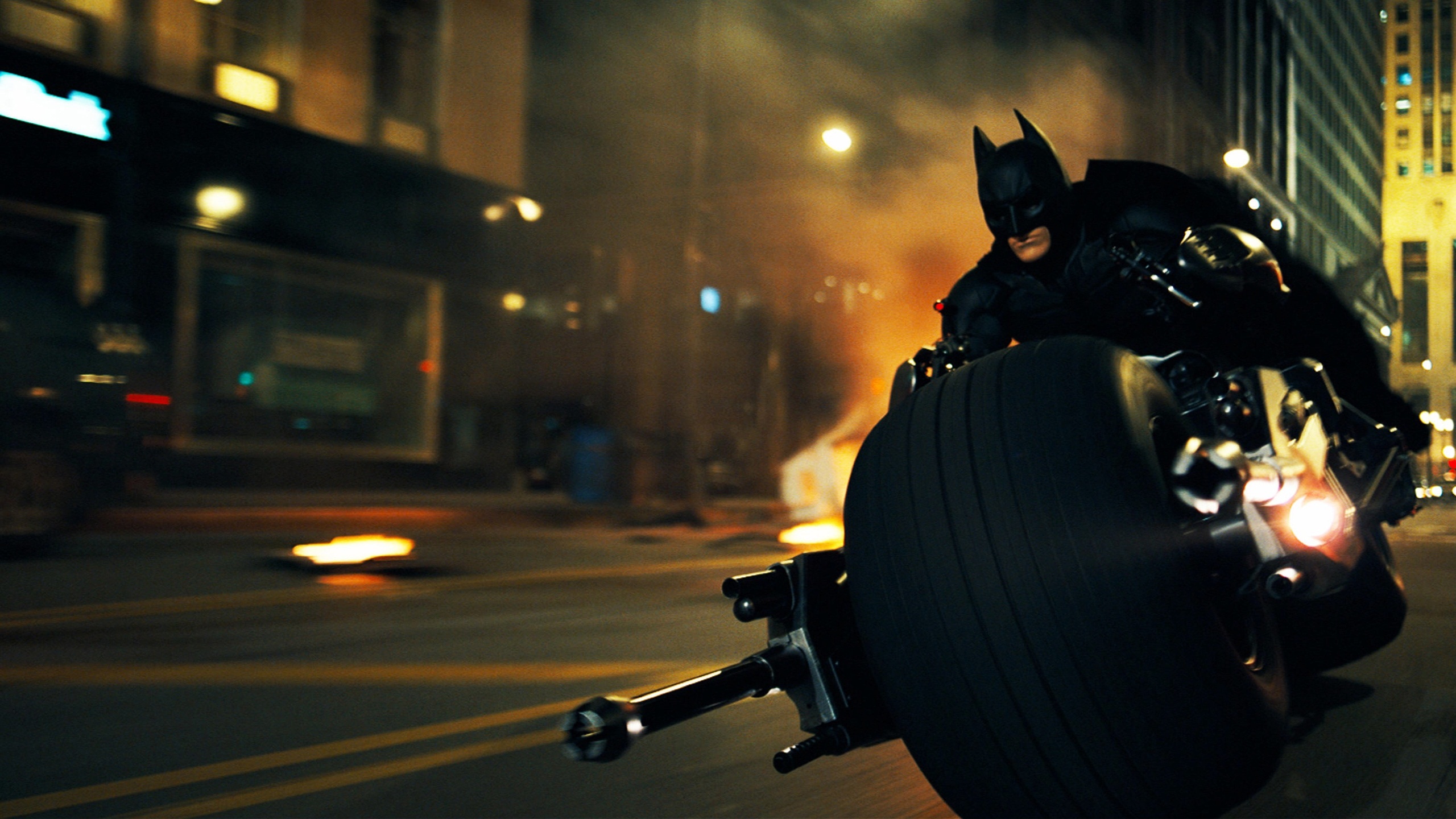 Batman 4K Motorcycle Art Wallpapers