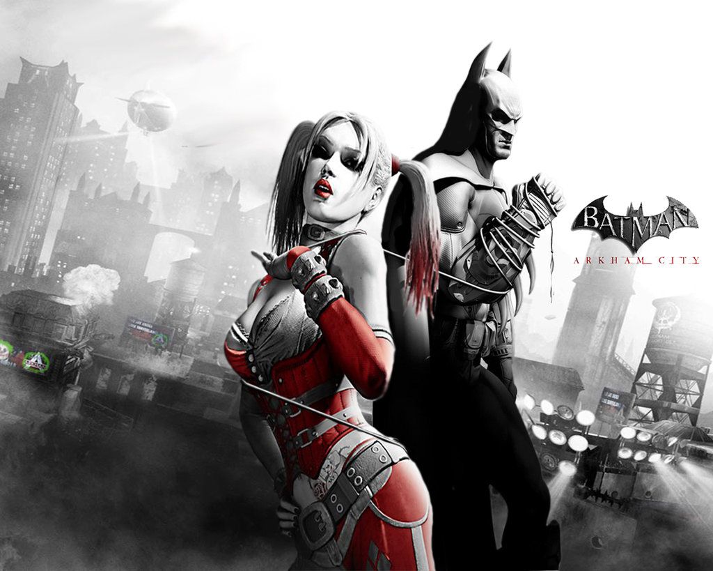 Batman And Harley Quinn Sci-Fi Movie Poster Wallpapers