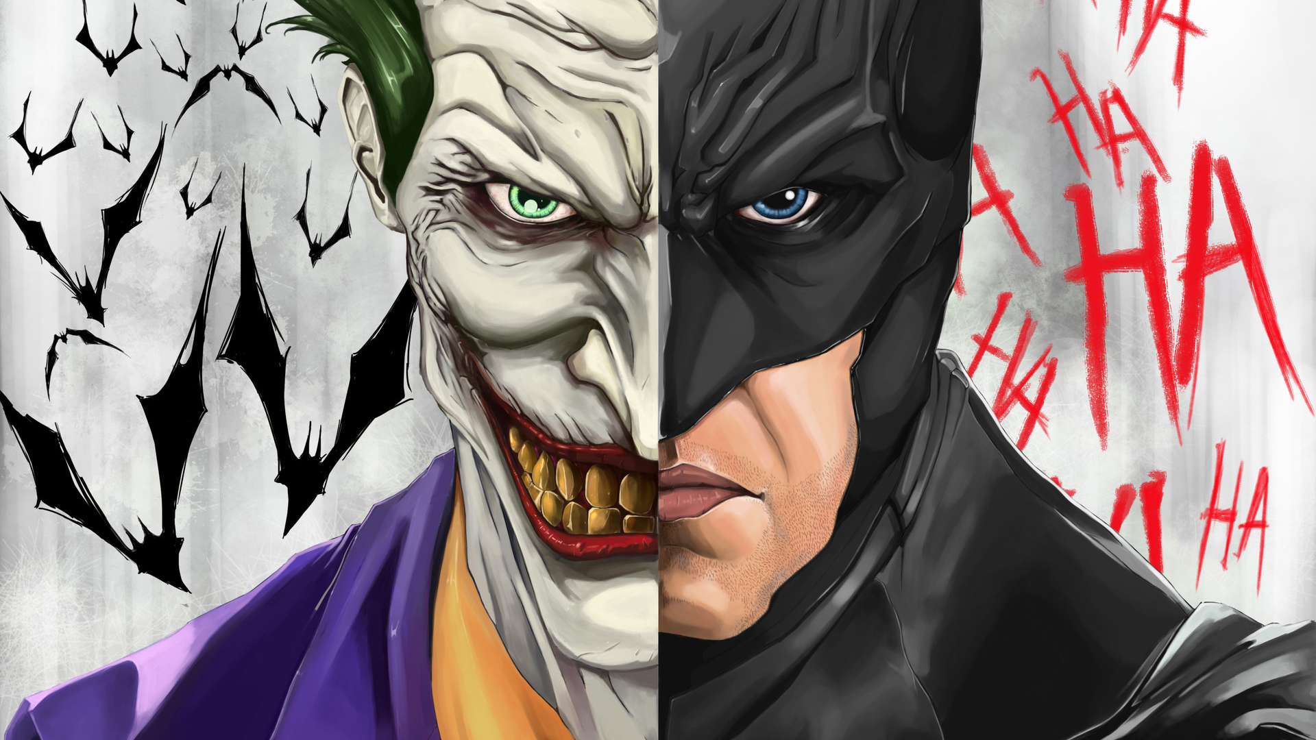 Batman And Joker 1920X1080 Wallpapers