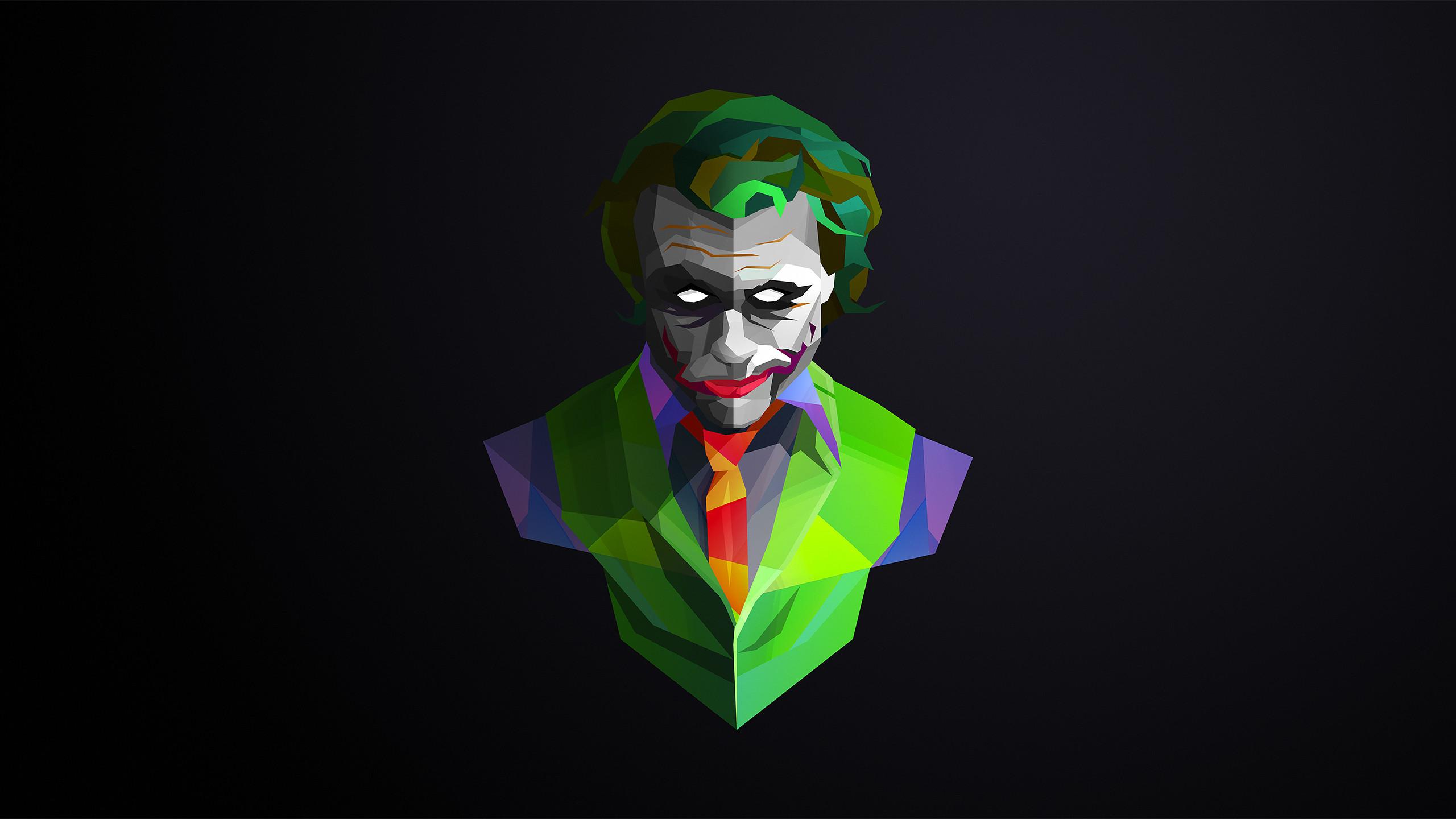 Batman And Joker Face Art Wallpapers