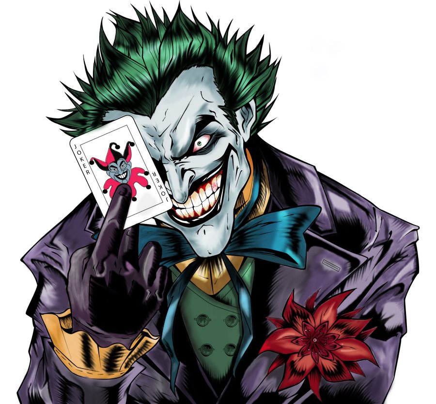 Batman And Joker Face Art Wallpapers