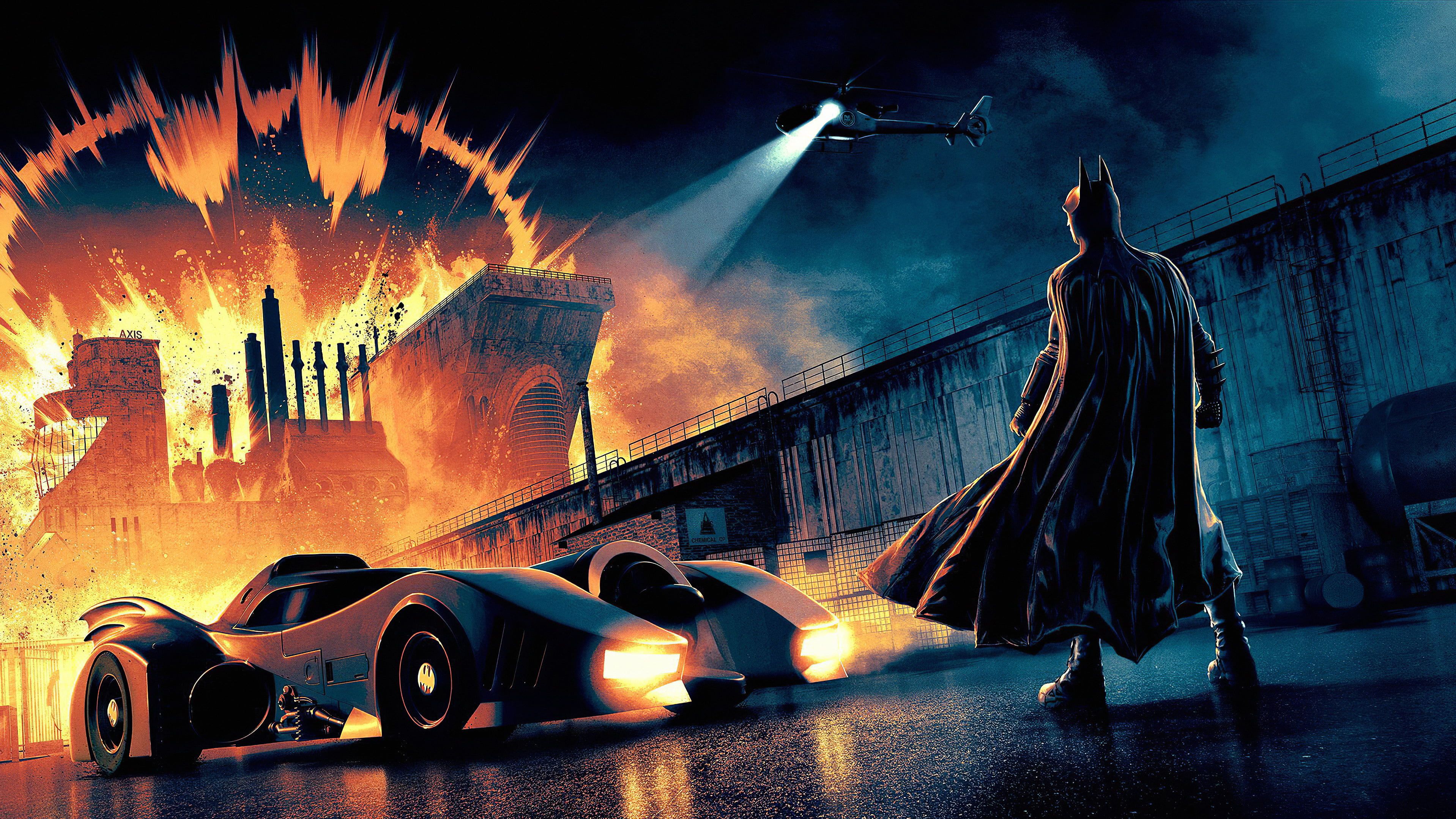 Batman Batmobile Dc Wallpapers