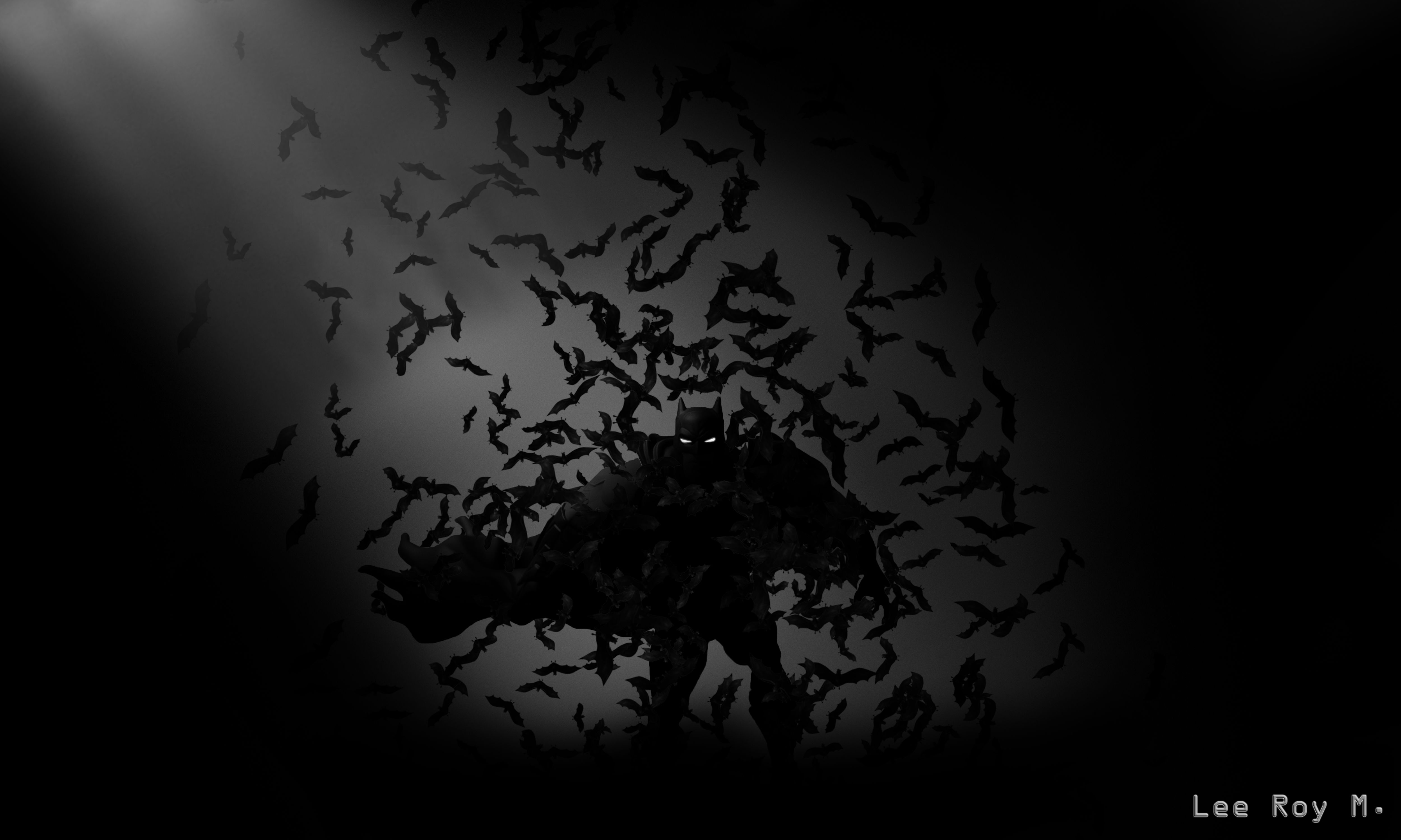 Batman Dark Minimal 8K Wallpapers