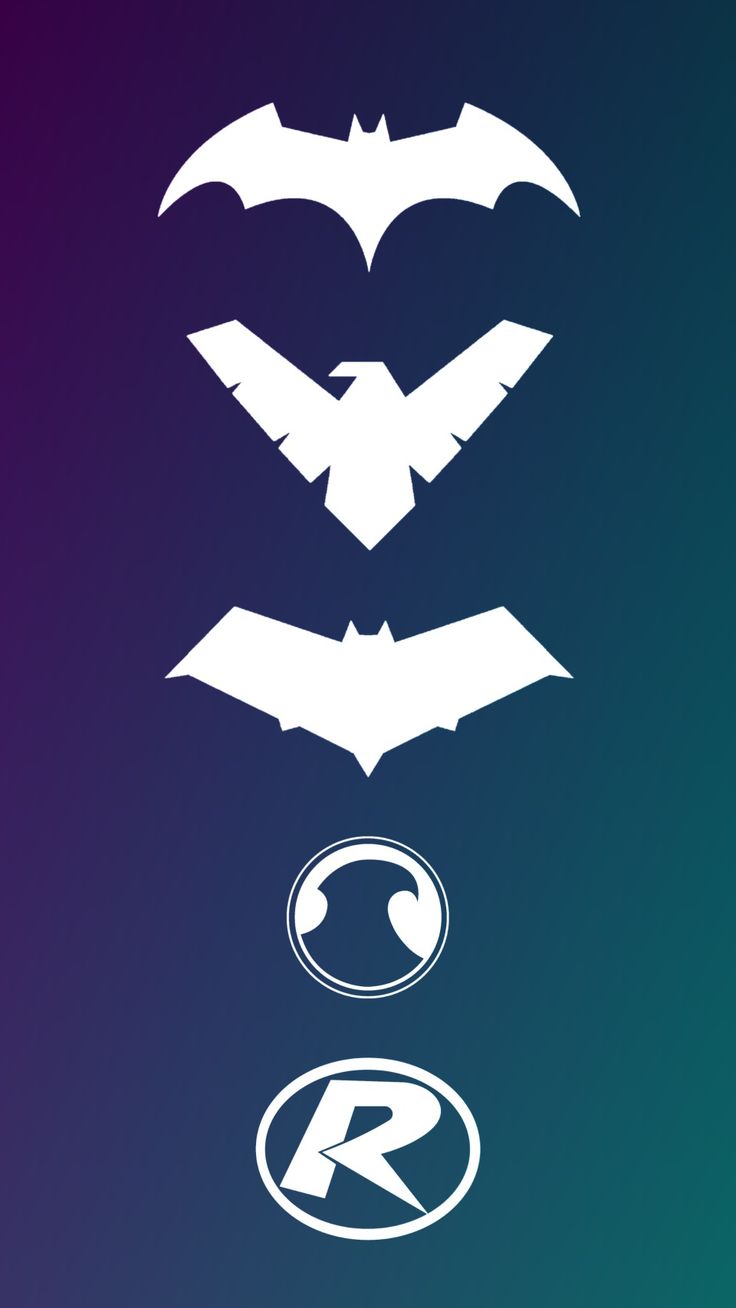 Batman Family Minimalist Wallpapers