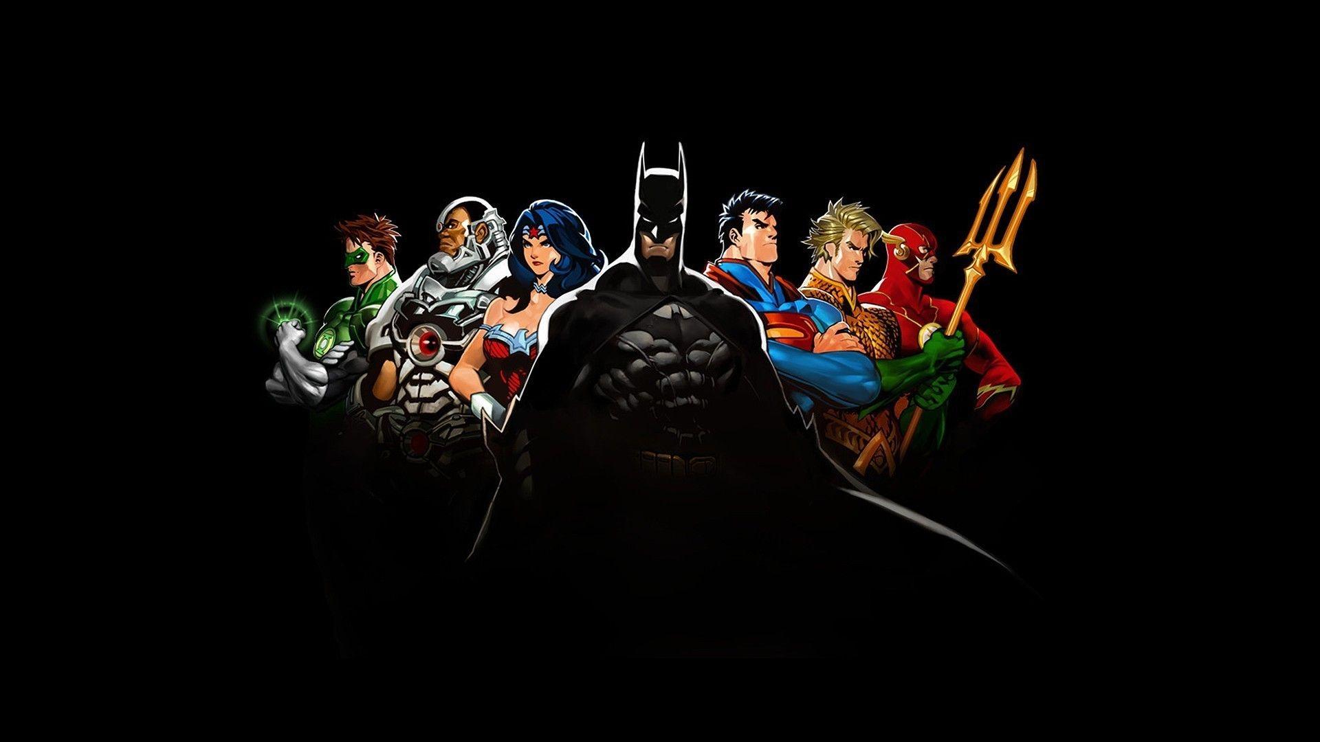 Batman Flash Aquaman Justice League Wallpapers