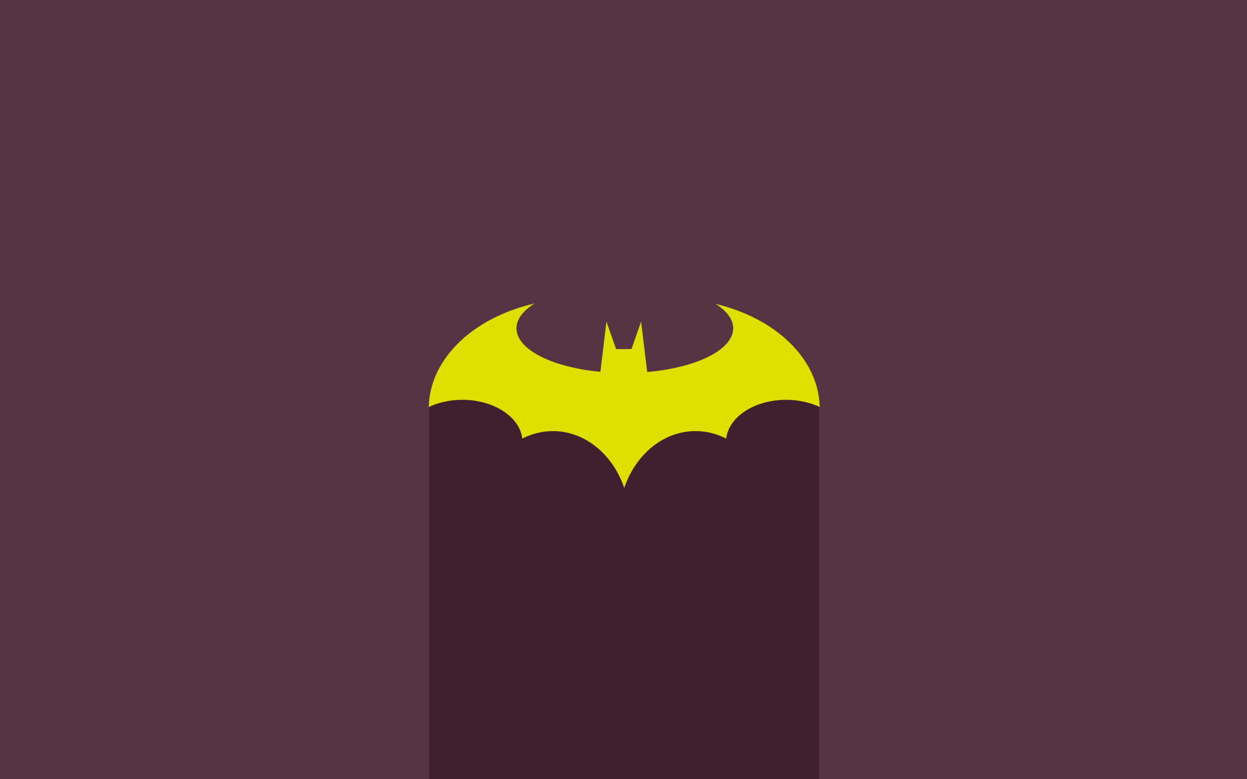 Batman Flat Design Minimal 4K Wallpapers