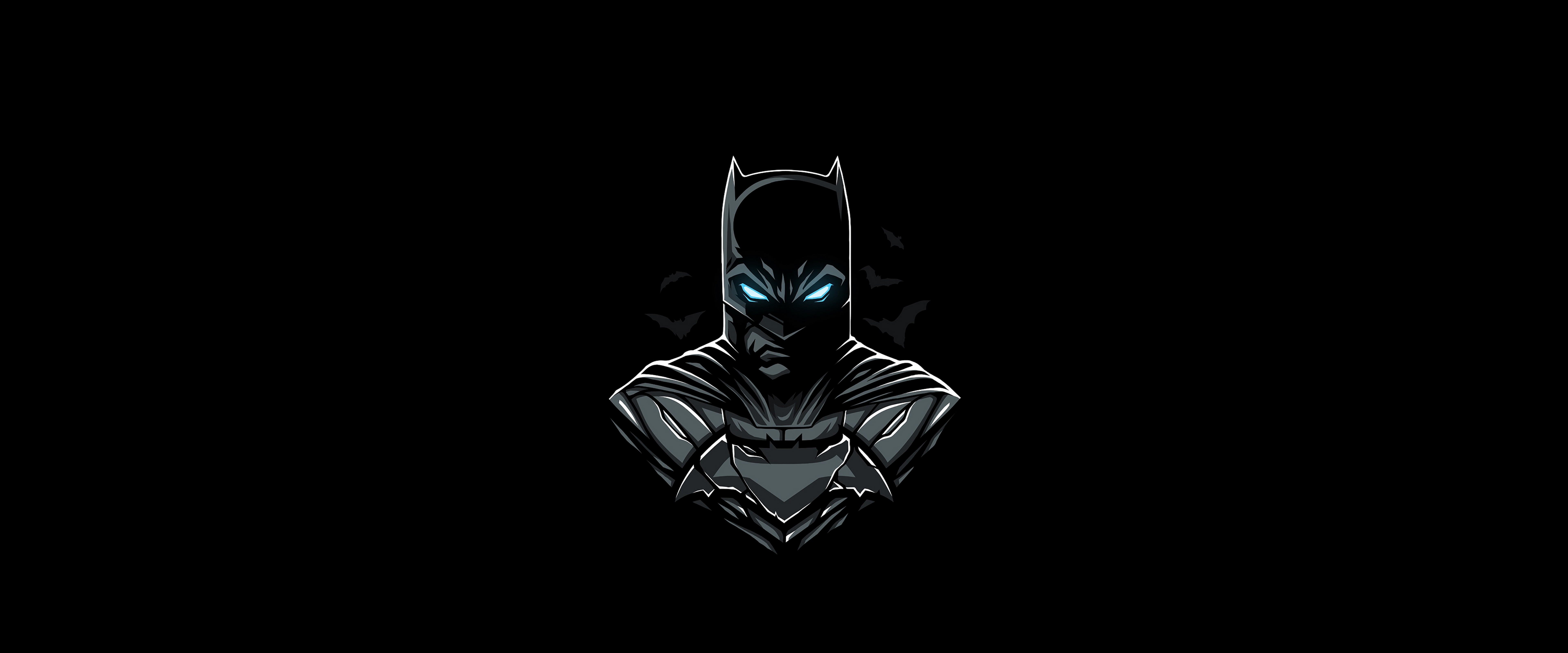 Batman Flat Design Minimal 4K Wallpapers