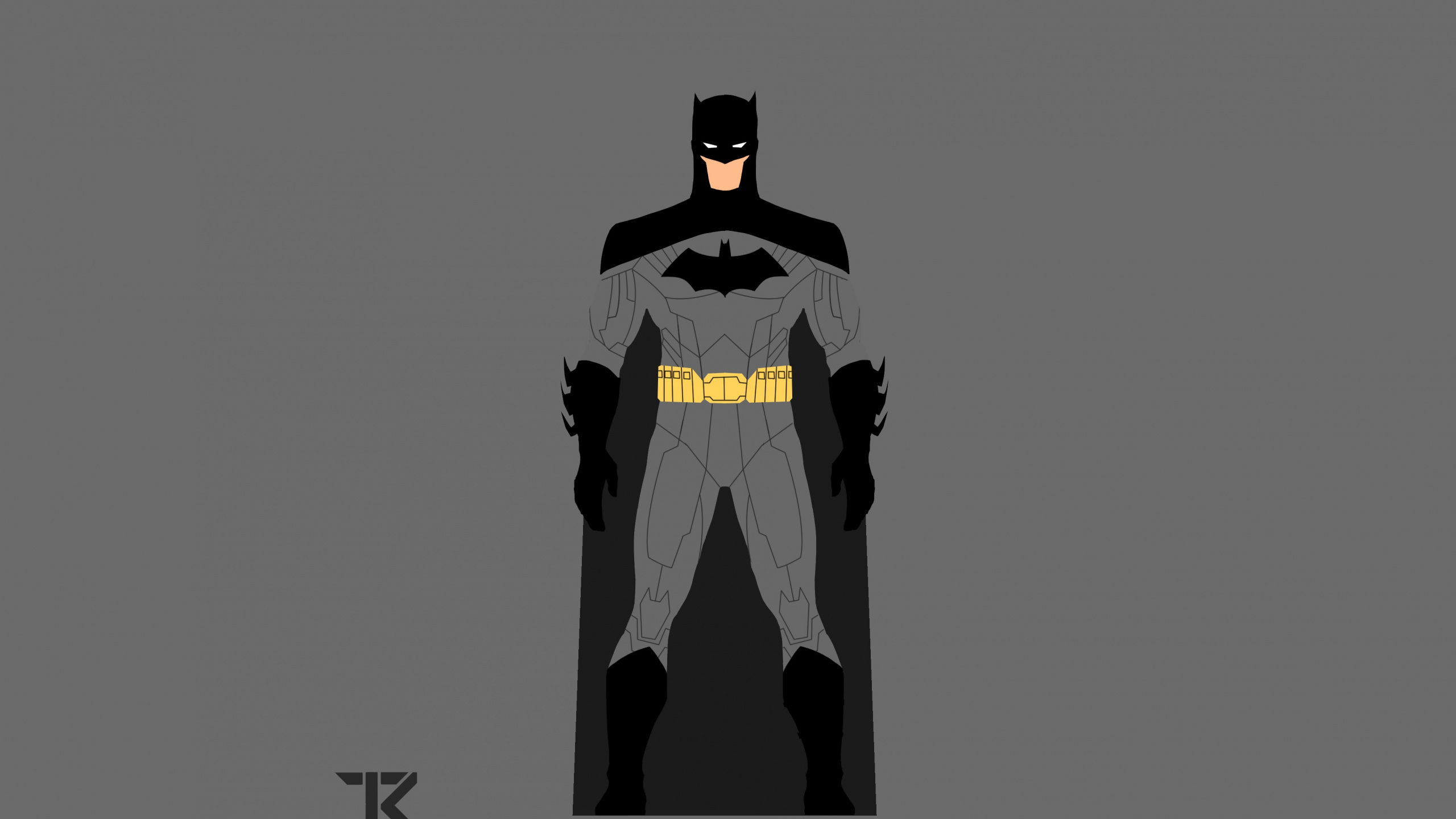 Batman Flat Design Minimal 4K Wallpapers