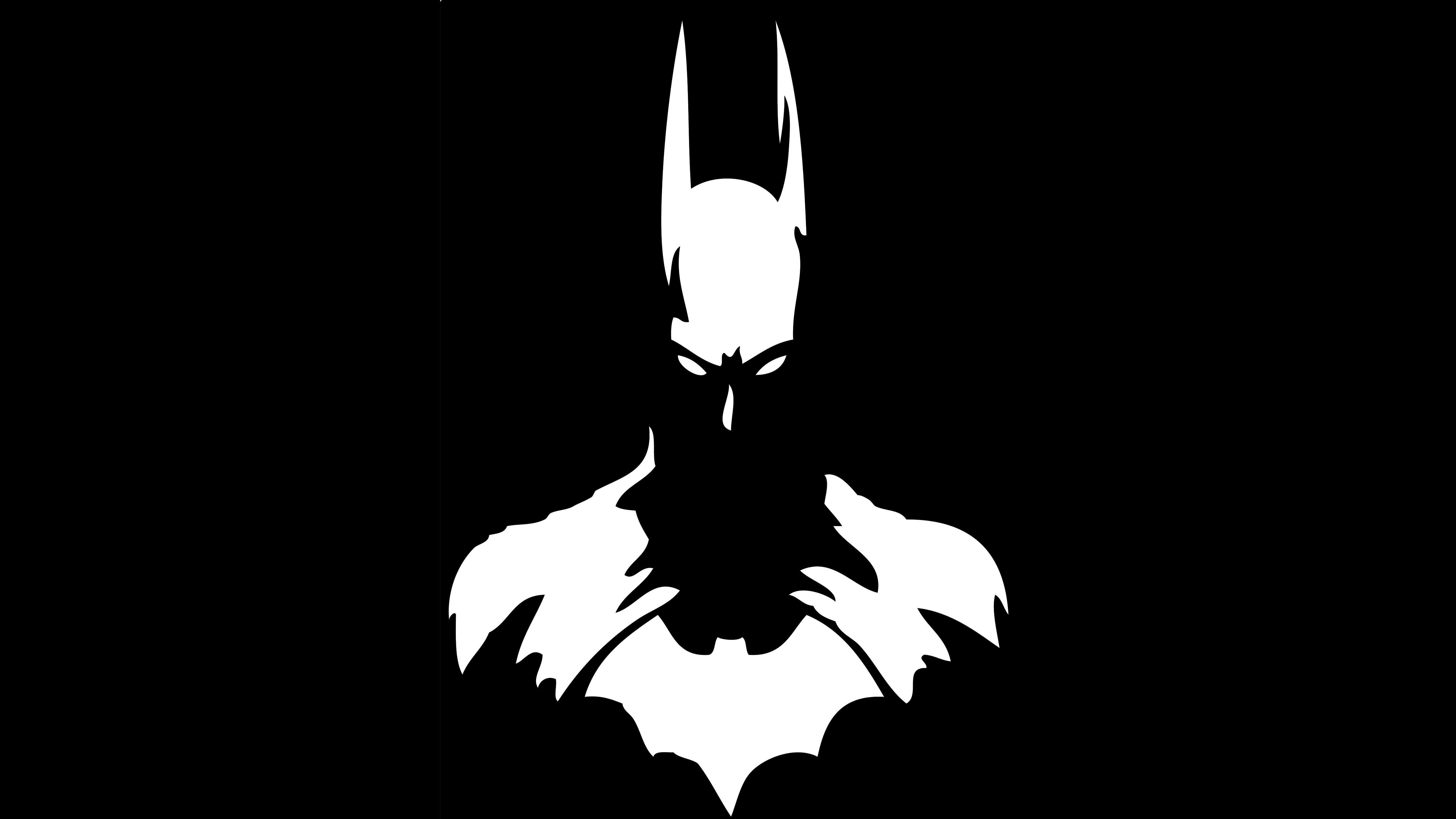 Batman Flat Design Minimal 5K Wallpapers