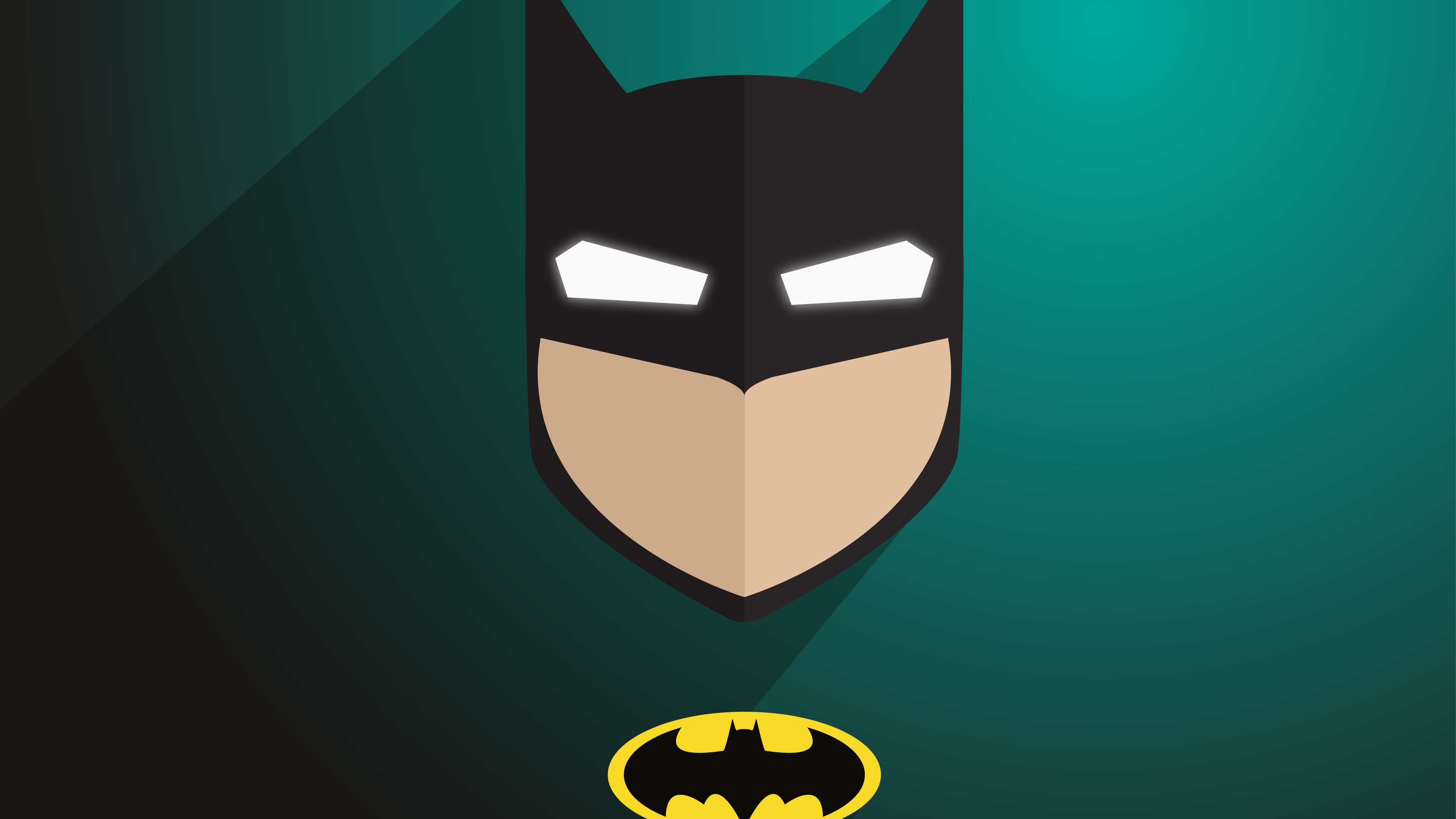 Batman Flat Design Minimal 5K Wallpapers