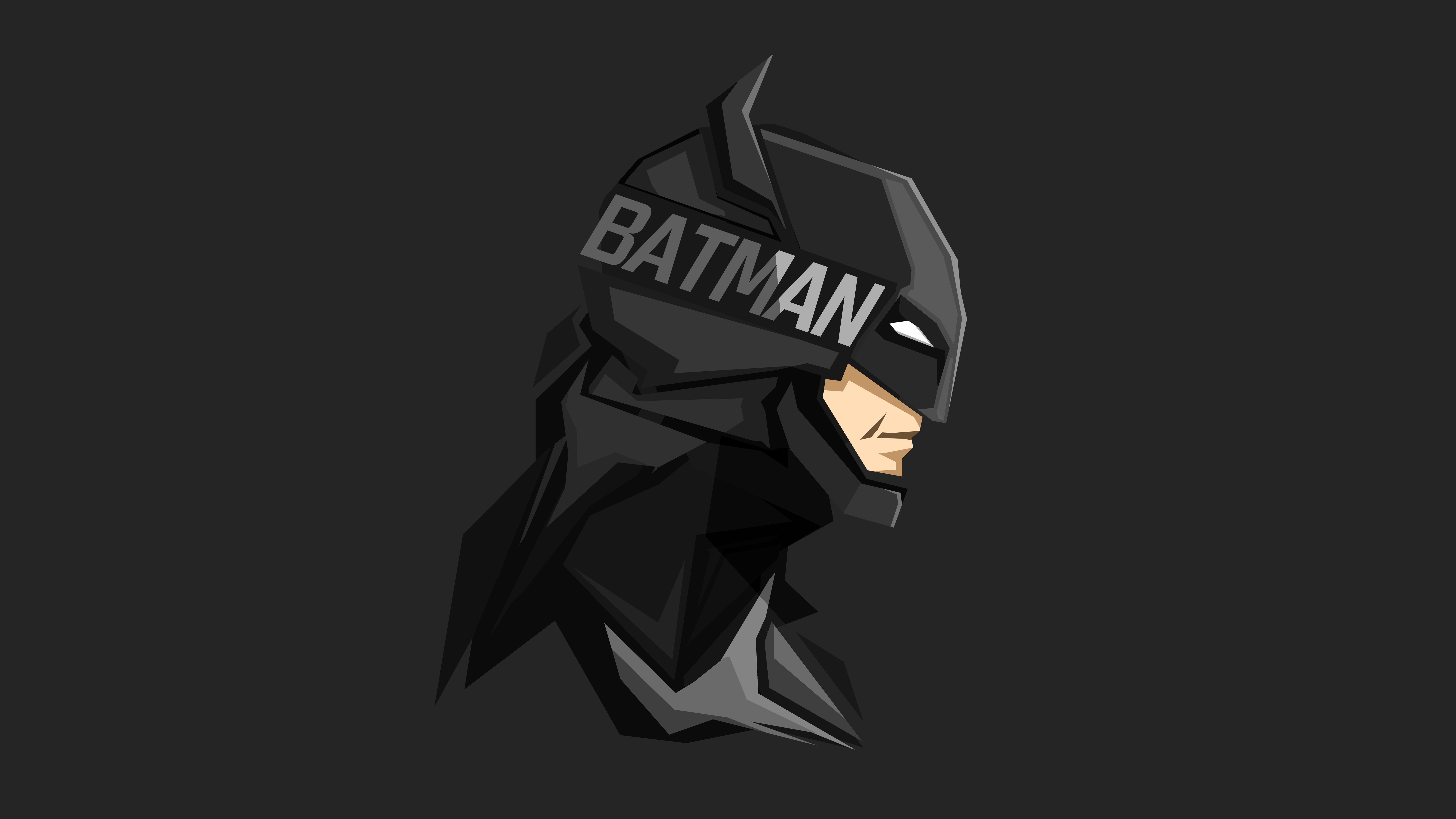 Batman Flat Design Minimal 5K Wallpapers