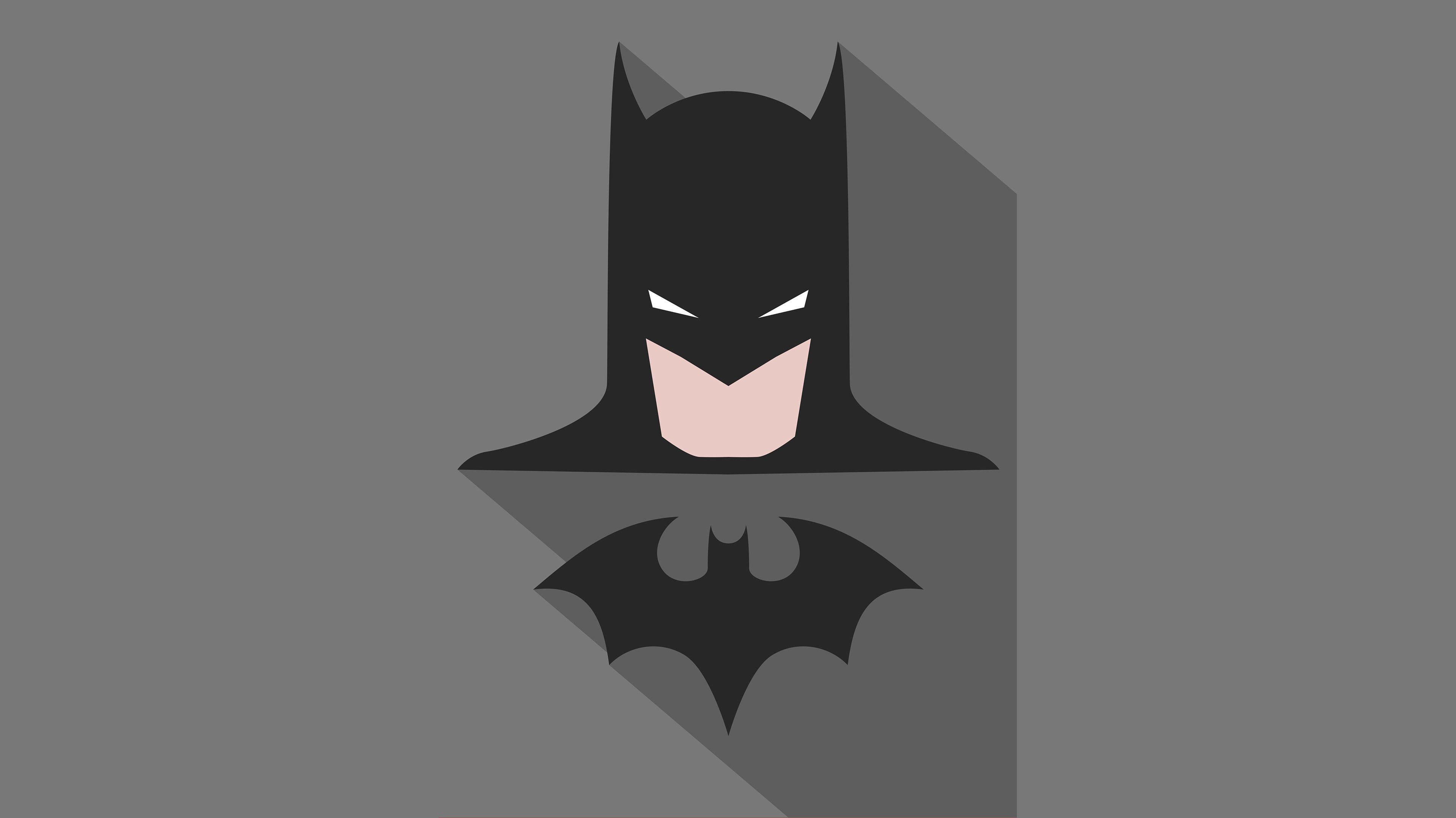 Batman Flat Design Minimal 5K Wallpapers