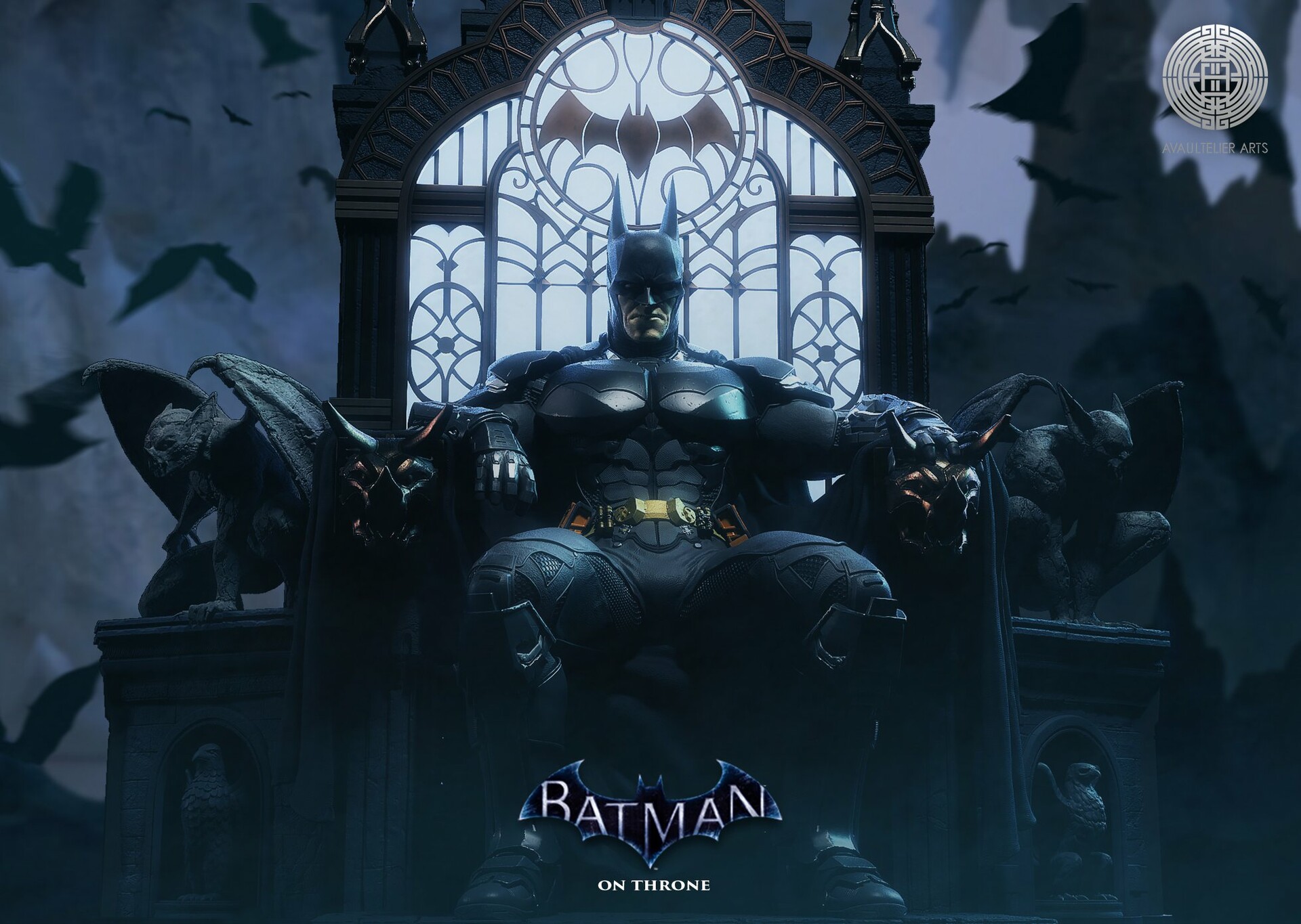 Batman On Throne Wallpapers